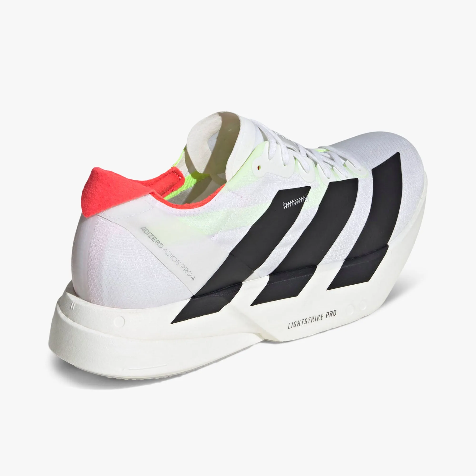 adidas Adizero Adios Pro 4 Cloud White / Core Black - Silver Metallic Relaxed Cushion Everyday Essential