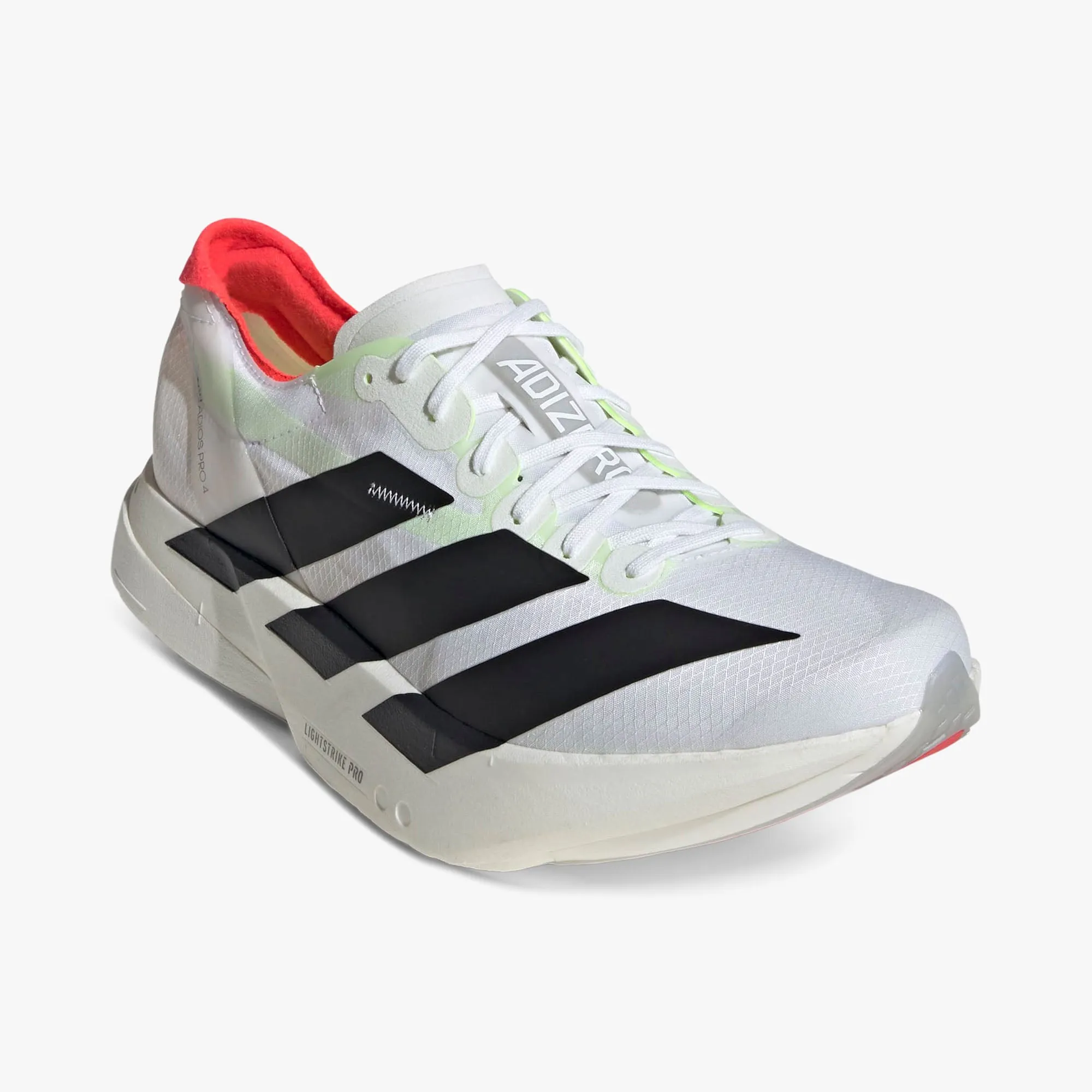 Work Casual Fashion-Forward Look adidas Adizero Adios Pro 4 Cloud White / Core Black - Silver Metallic