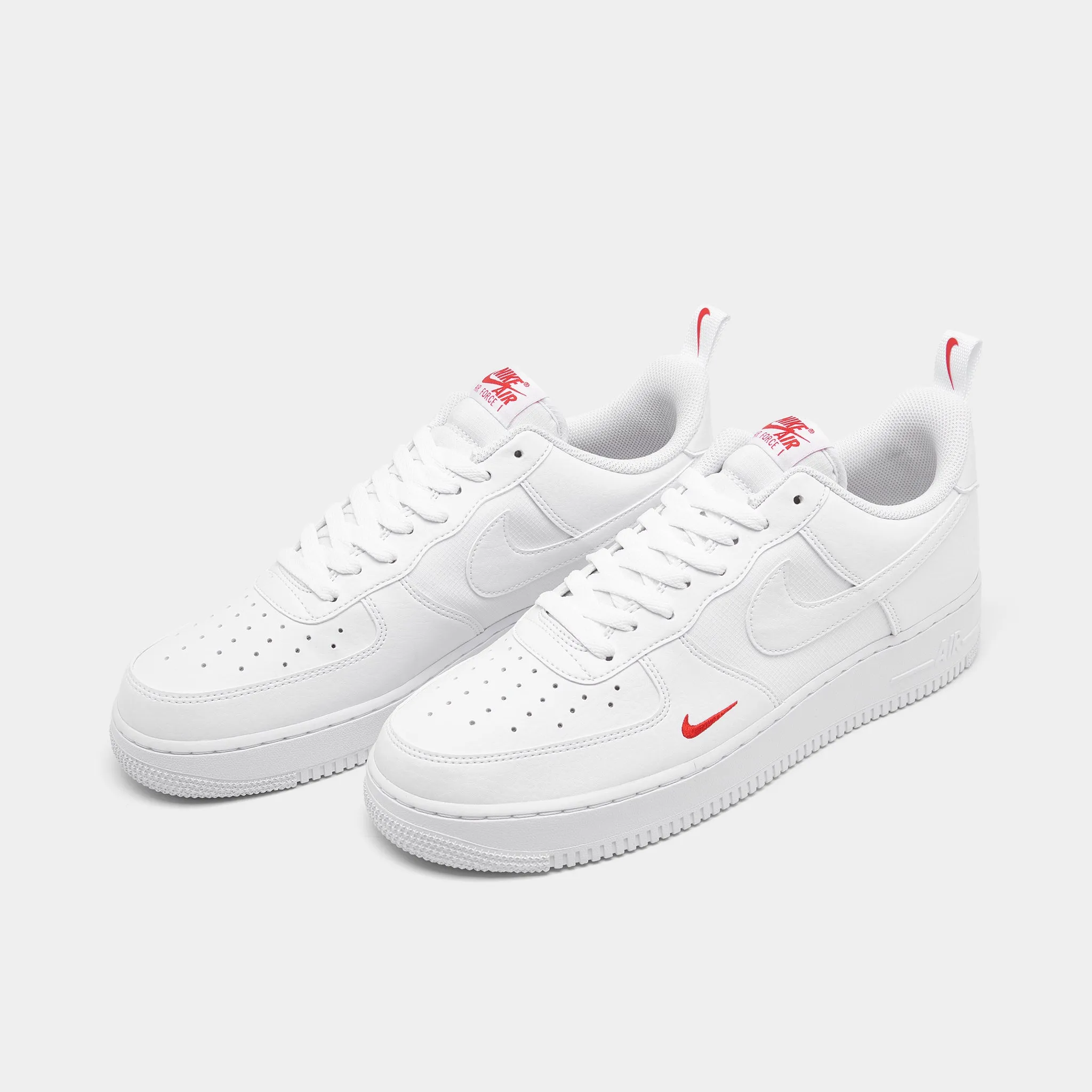Nike Air Force 1 '07 White / White - University Red Jump Ready