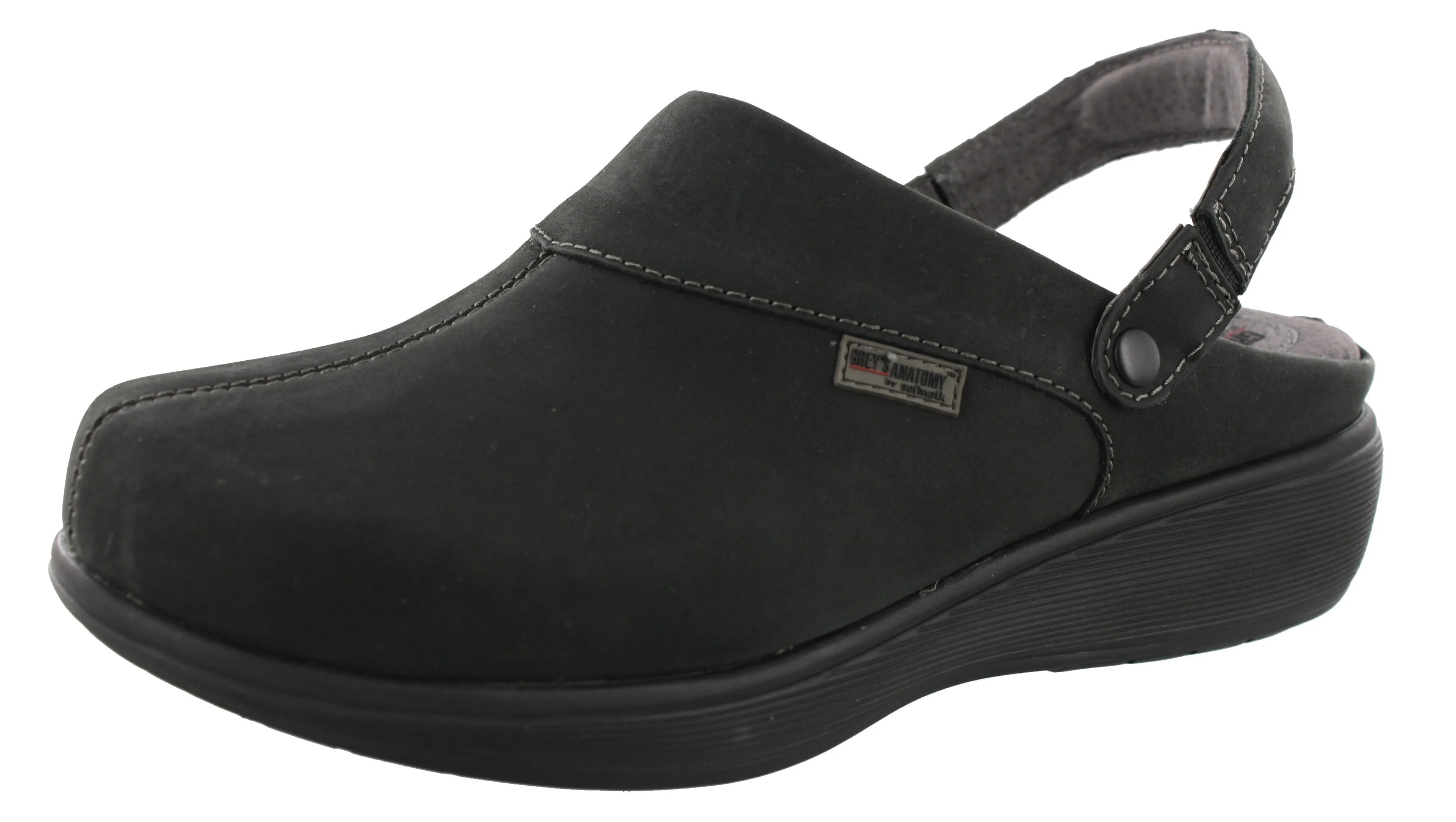 Grey Anatomy by Softwalk Nursing Slip Resistant Clogs Edge Pro Flex Step Heavy Use