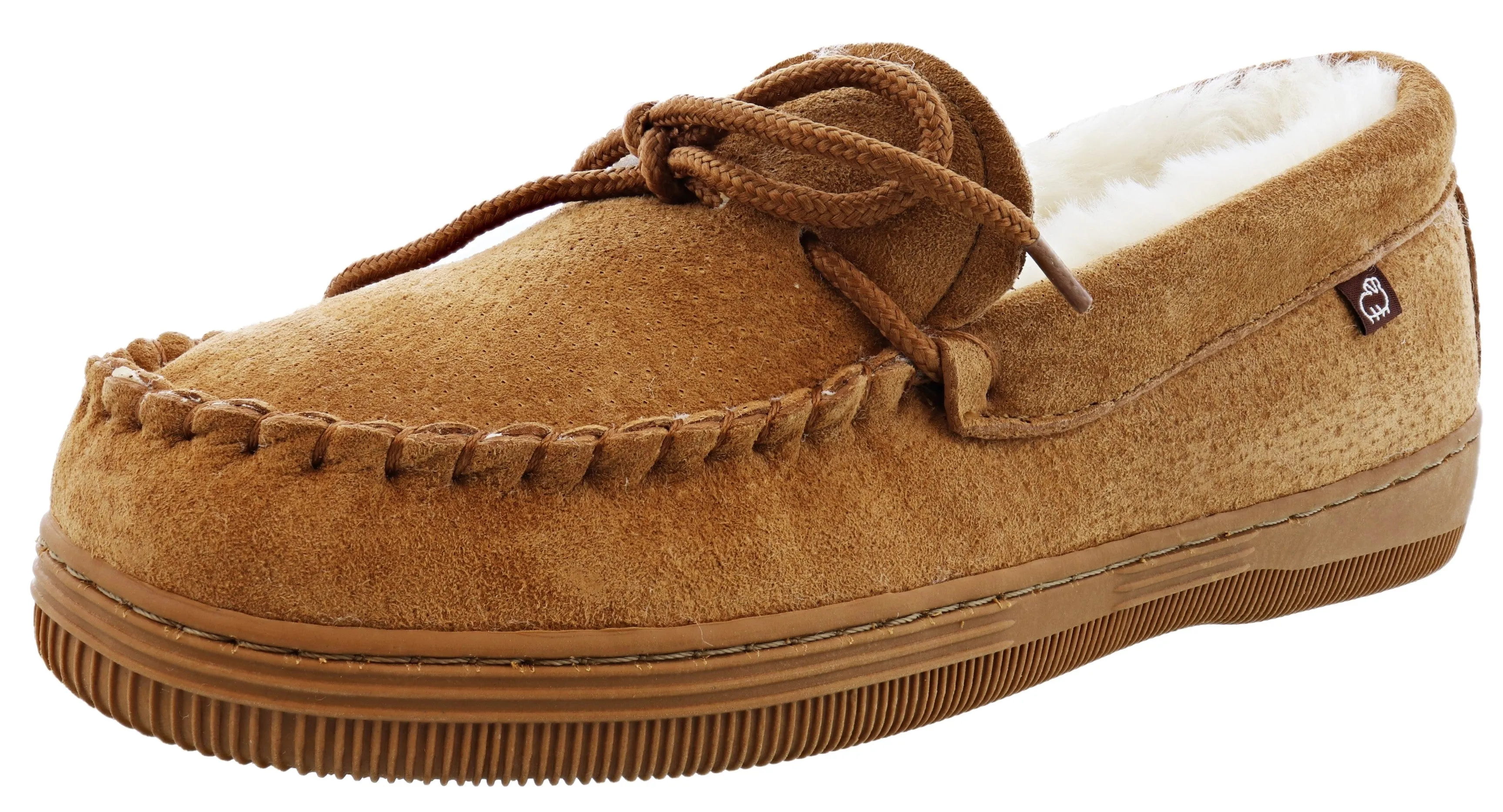 Comfort Relax Step Smooth Movement Lamo Lady's Lightweight Moccasin Slippers Womens