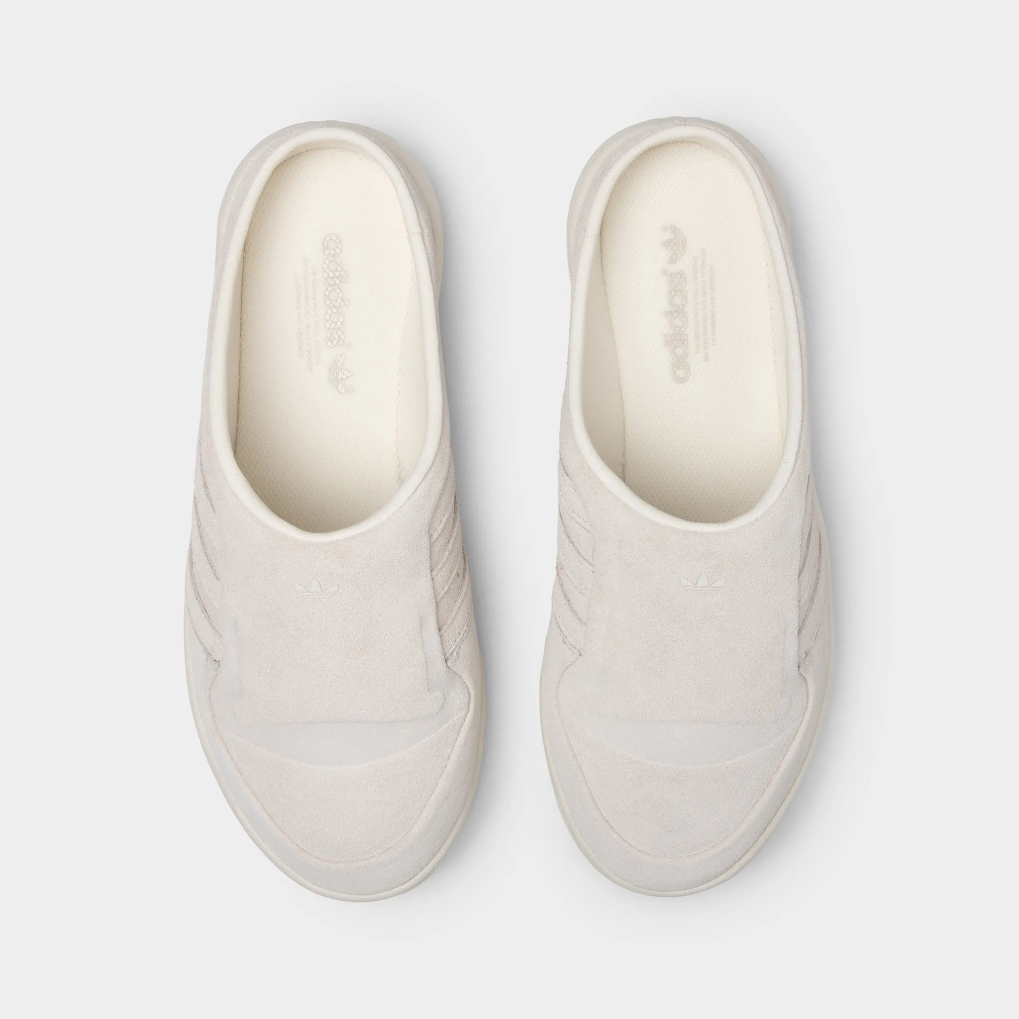adidas Women's Rivalry Mule Cloud White / Green - Off White Foam Padded Tongue