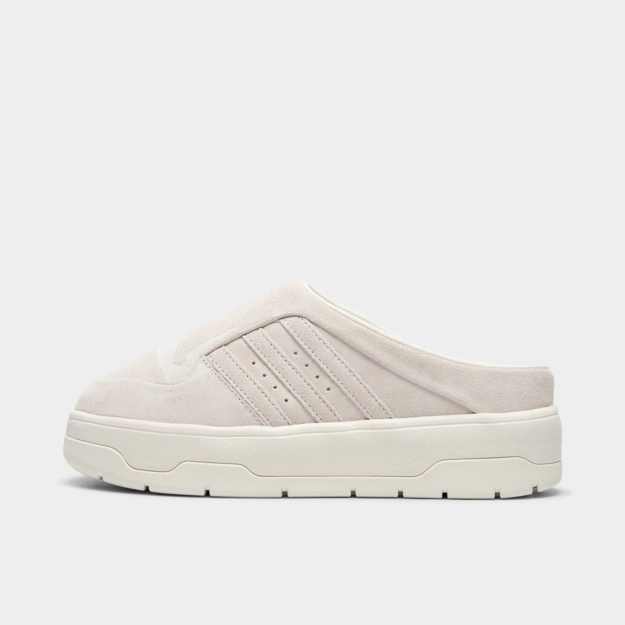 Optimal Traction adidas Women's Rivalry Mule Cloud White / Green - Off White