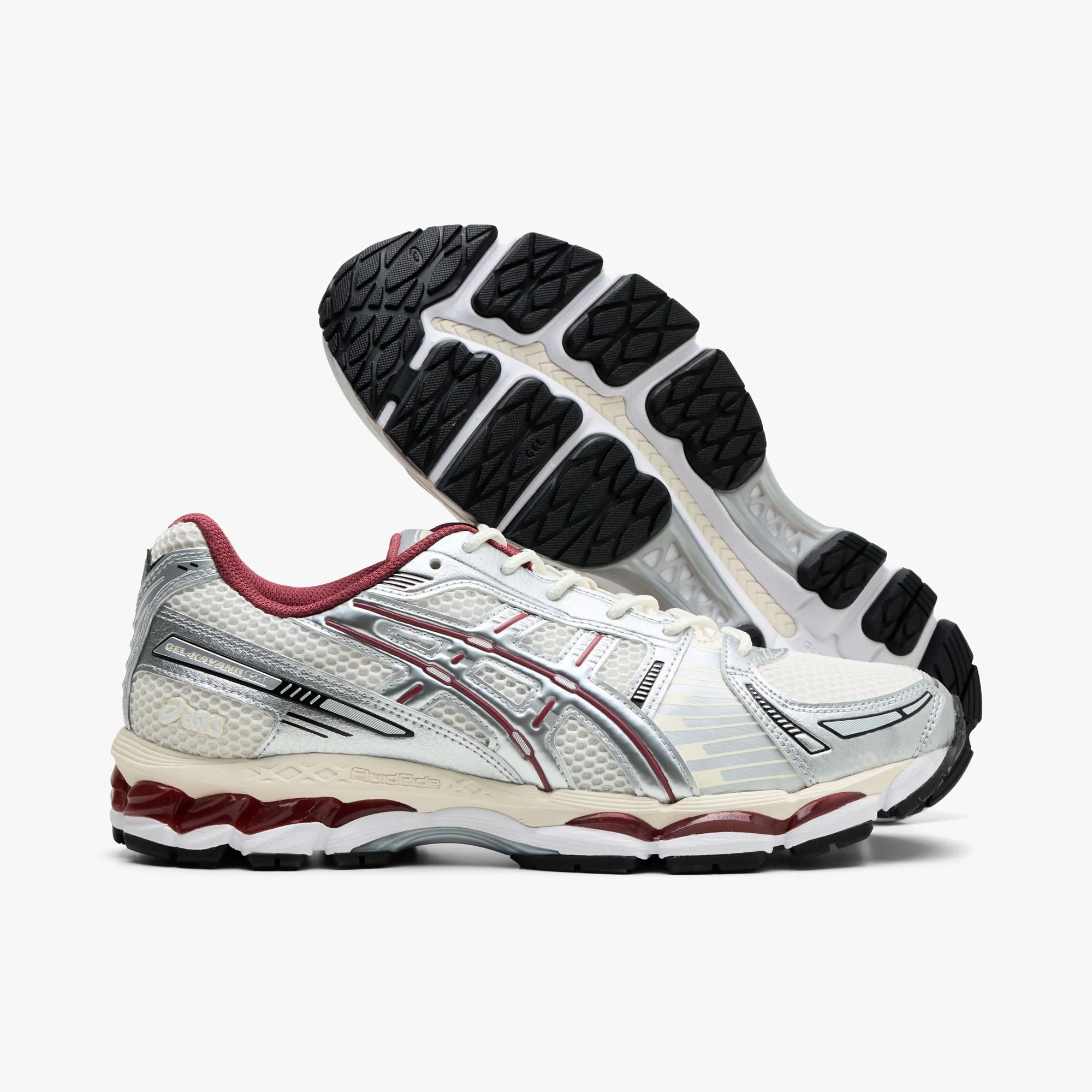 molded - insole Training Friendly Asics Gel-Kayano 12.1 Cream / Pure Silver