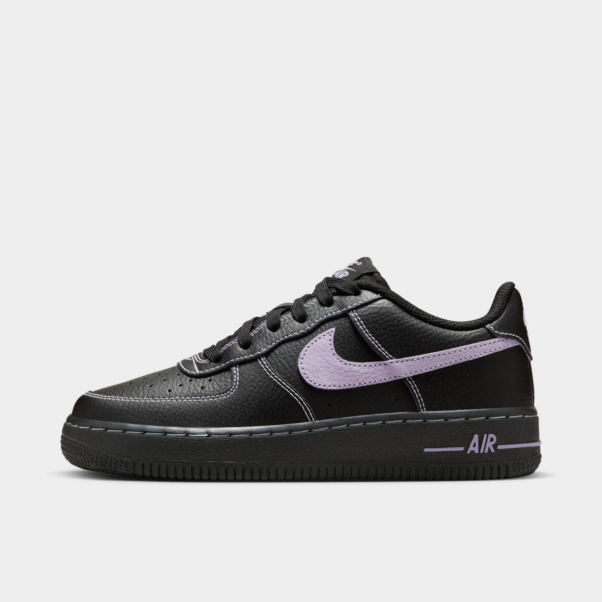 charity runs Nike Air Force 1 LV8 GS Black / Hydrangeas