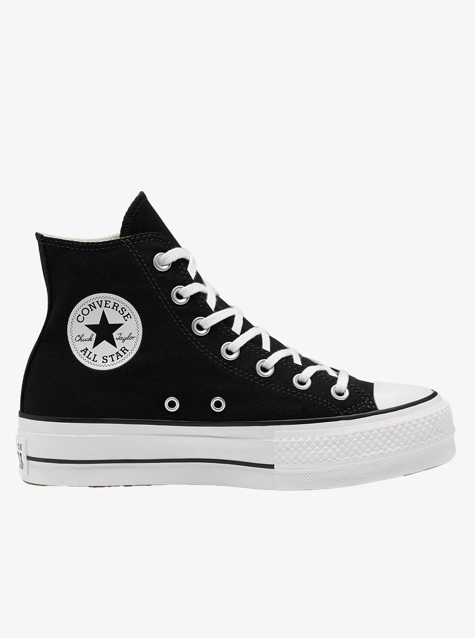Quick Comfort Fit Slip   On Design All Star Canvas Lift High Top Womens