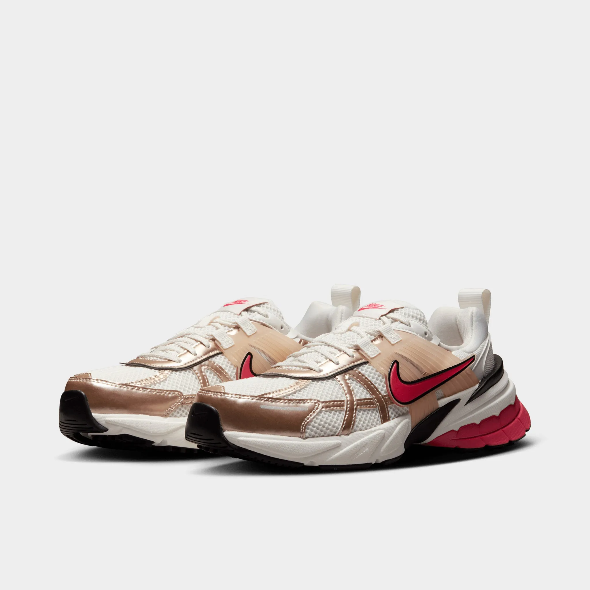 Customizable Nike Women's V2K Run Guava Ice / Metallic Silver - Aster Pink