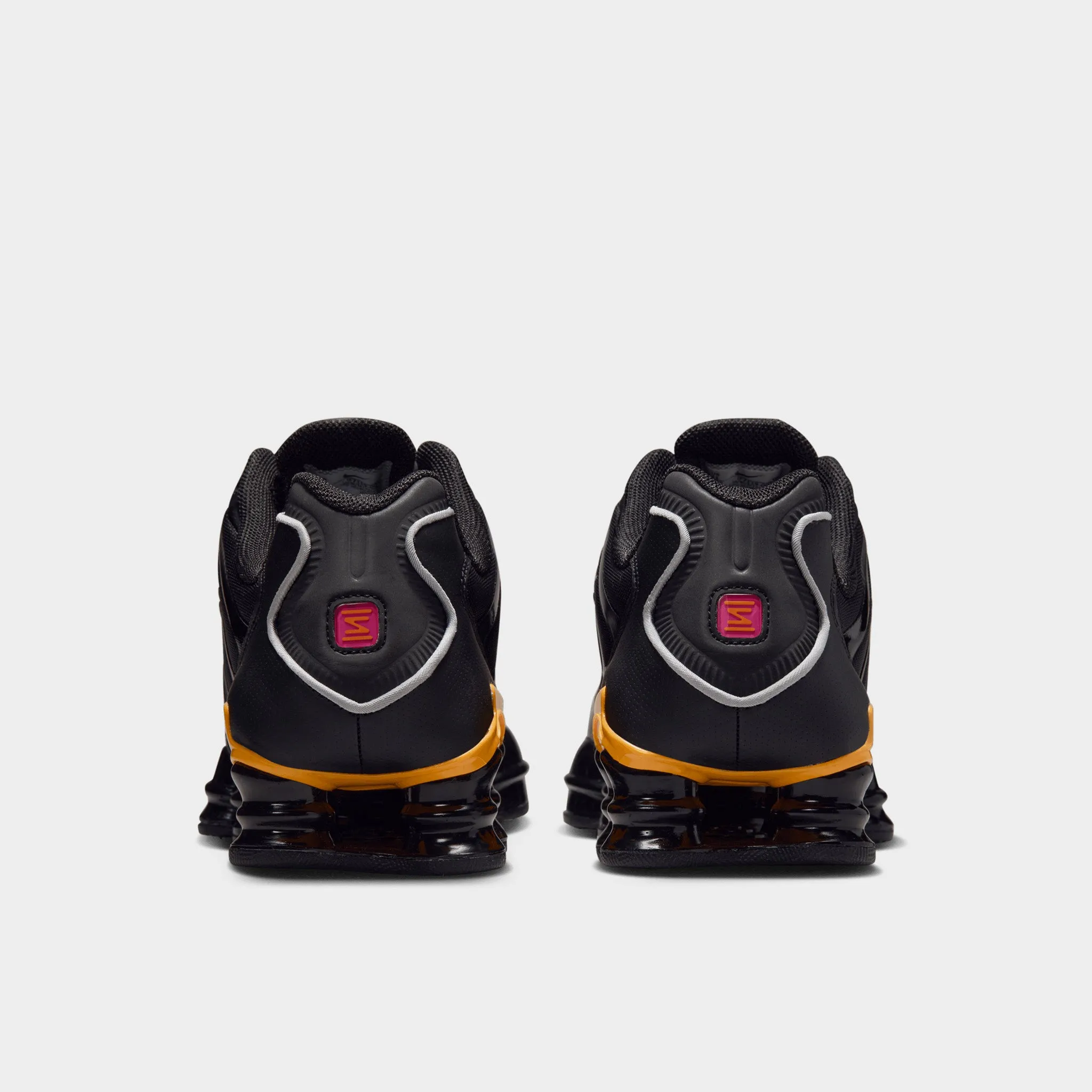 sweat - wicking running shoes Nike Shox TL Black / Metallic Silver - Varsity Maize