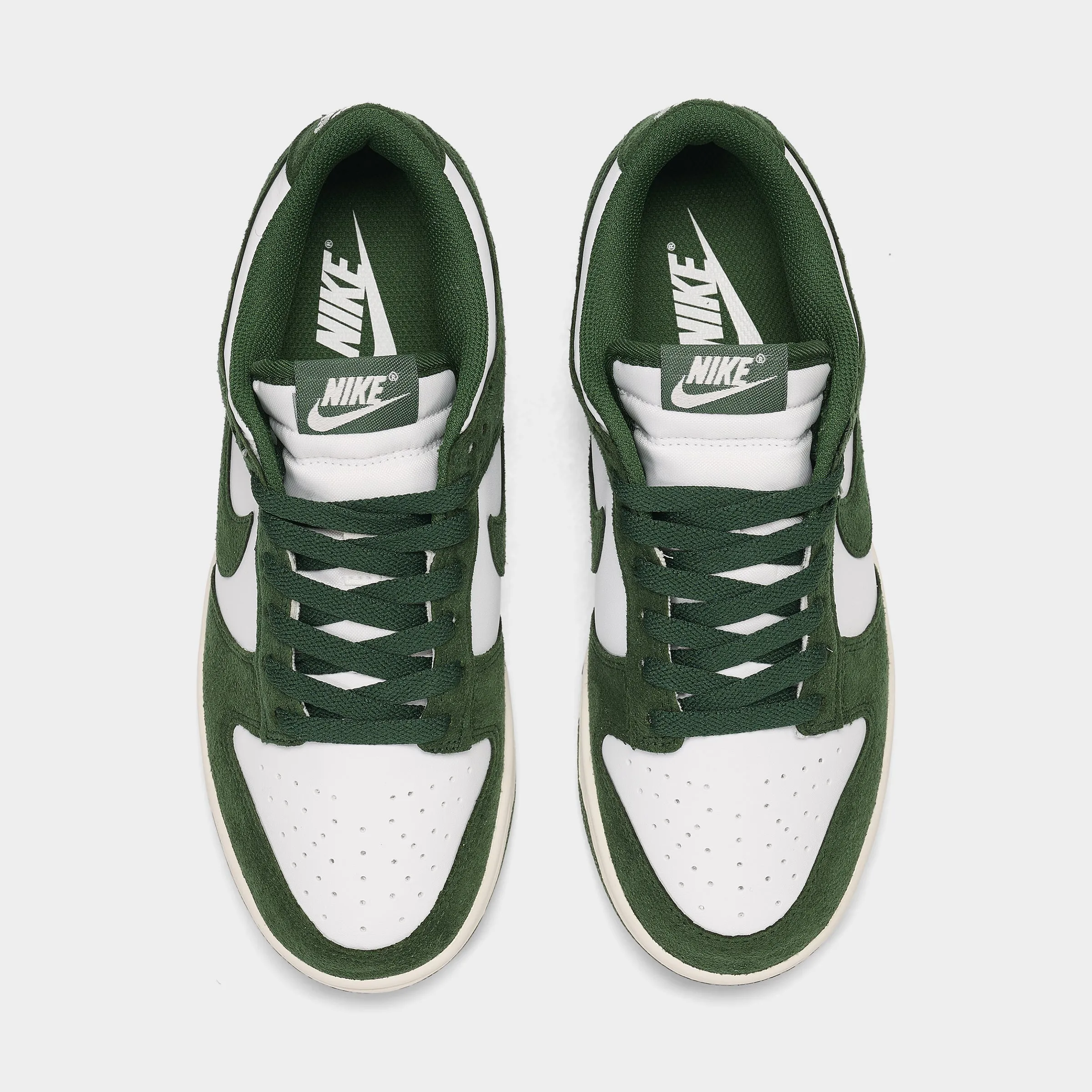 Nike Women's Dunk Low Summit White / Gorge Green - Sail Stretch Material
