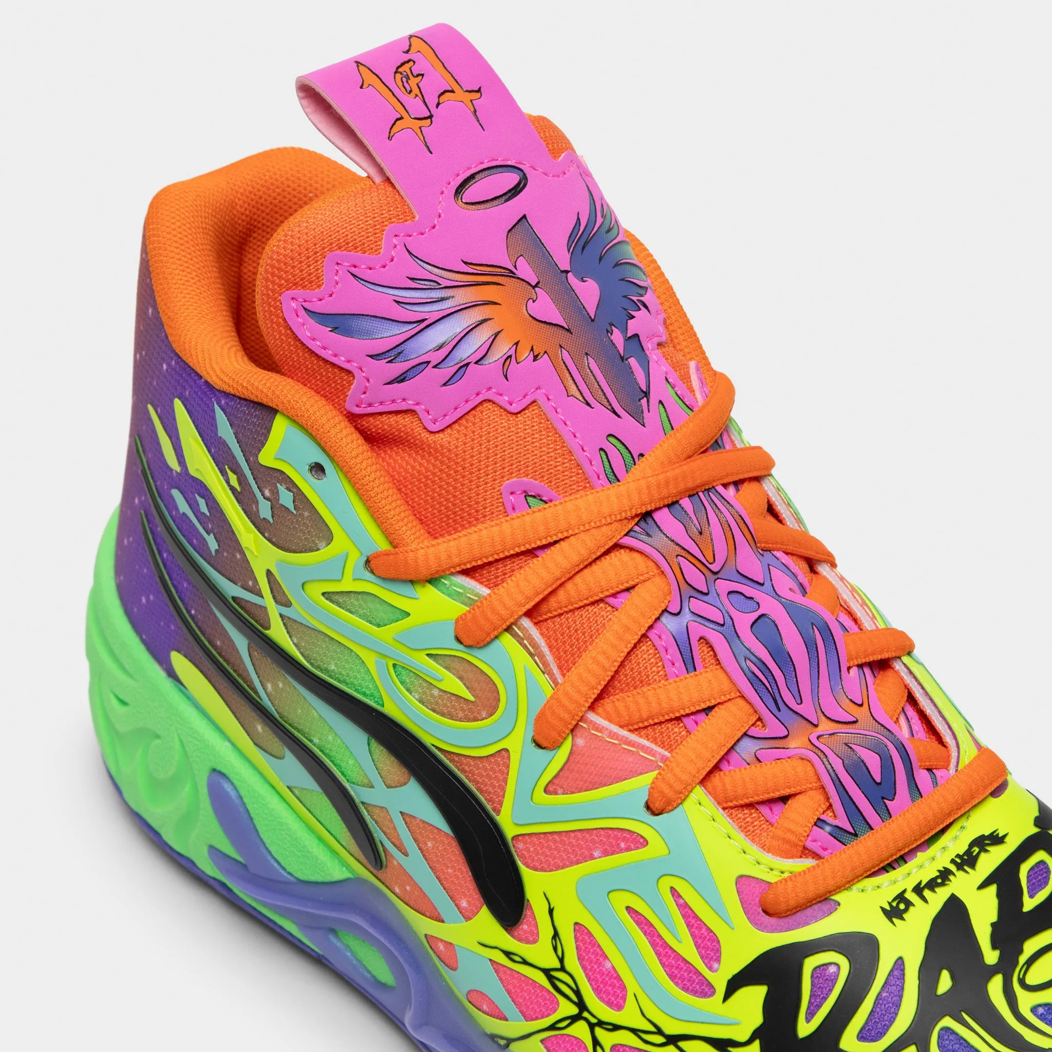 Quick Drying Lining Jump Control PUMA x LaMelo Ball MB.04 Be You Black / Electric Peppermint - Flouro Green