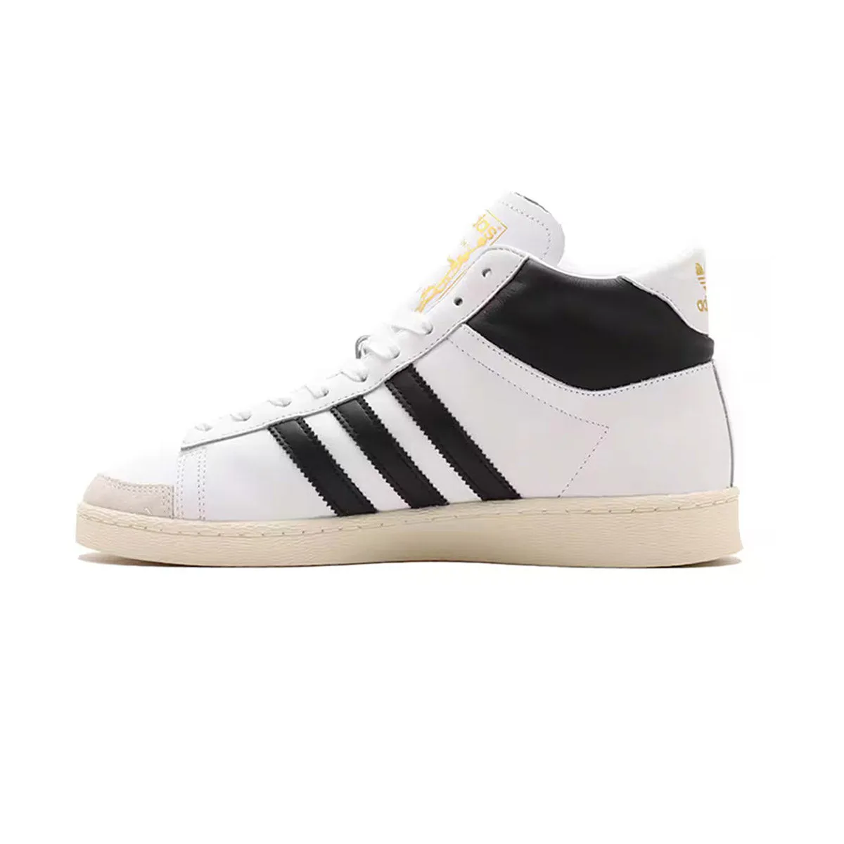 Adidas Jabbar High 'White Black' Men's Shoes Synthetic