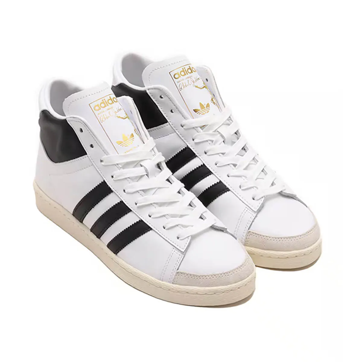 Formal Mode Desert Path Adidas Jabbar High 'White Black' Men's Shoes