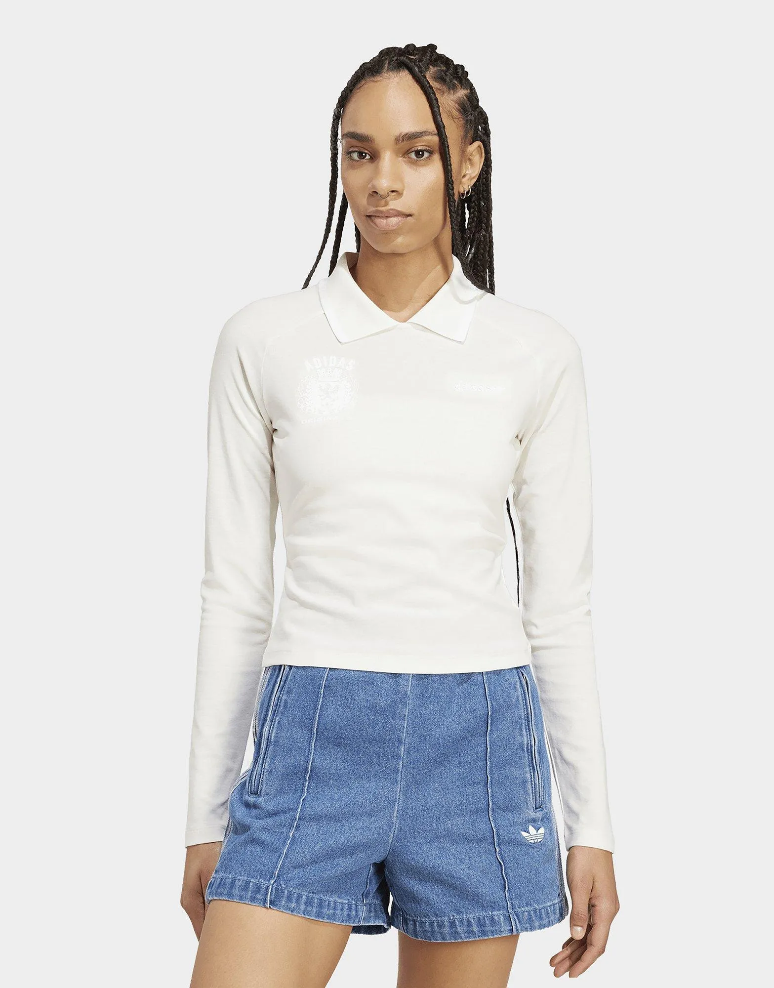 Cloud Step Long-Sleeve Crest Top