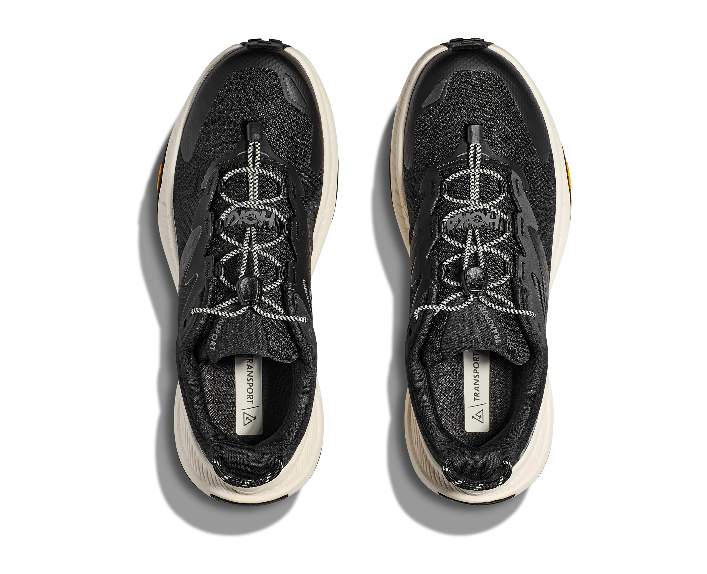 Anti-Puncture Sole Rock Support HOKA TRANSPORT BLACK/WHITE WOMEN'S MEDIUM