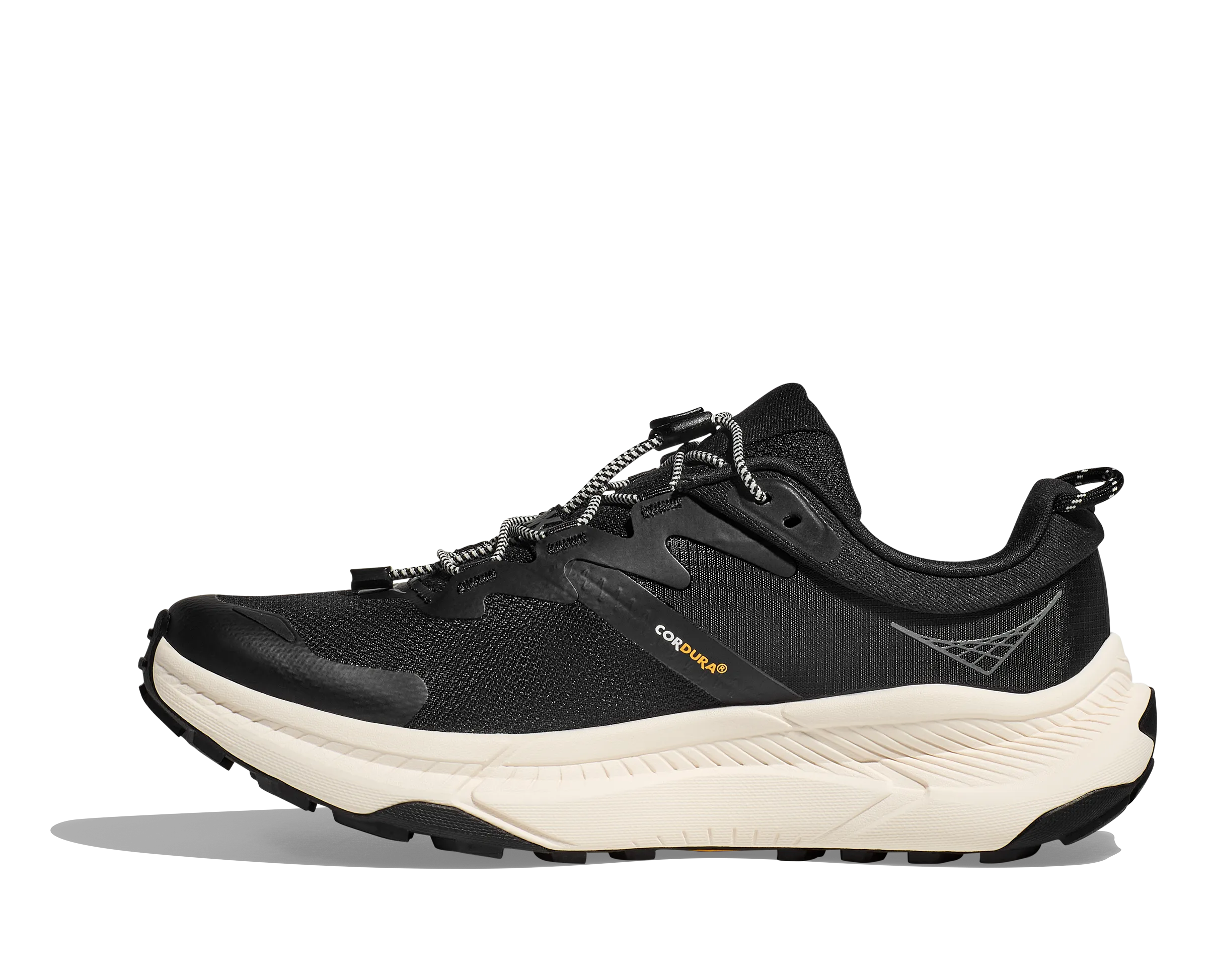 HOKA TRANSPORT BLACK/WHITE WOMEN'S MEDIUM Trail Endurance