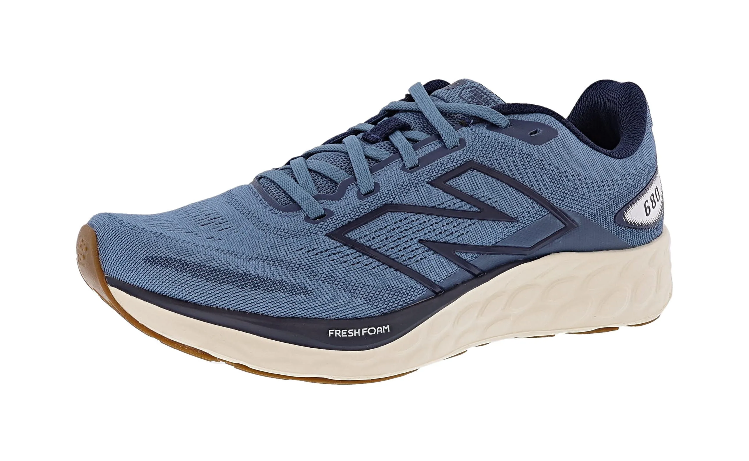 New Balance Men's 680 v8 Fresh Foam Running Shoes supportive upper shoes running with a mid - top design