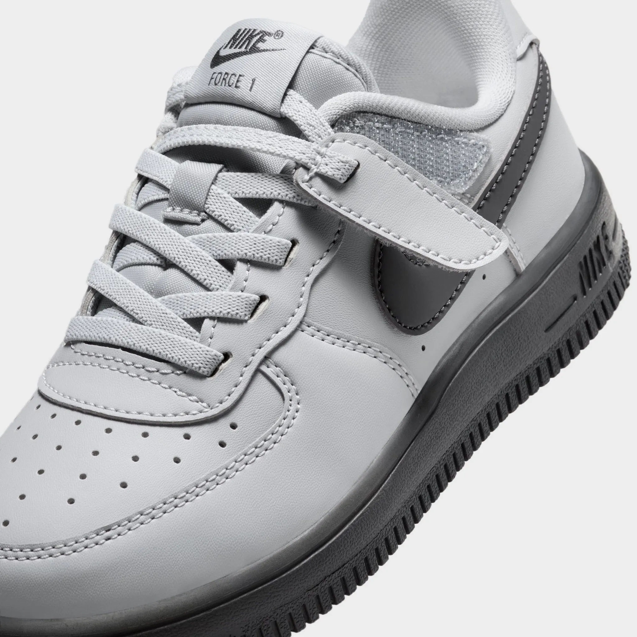 Hypoallergenic Lining Nike Air Force 1 Low Easyon PS Wolf Grey / Dark Smoke Grey