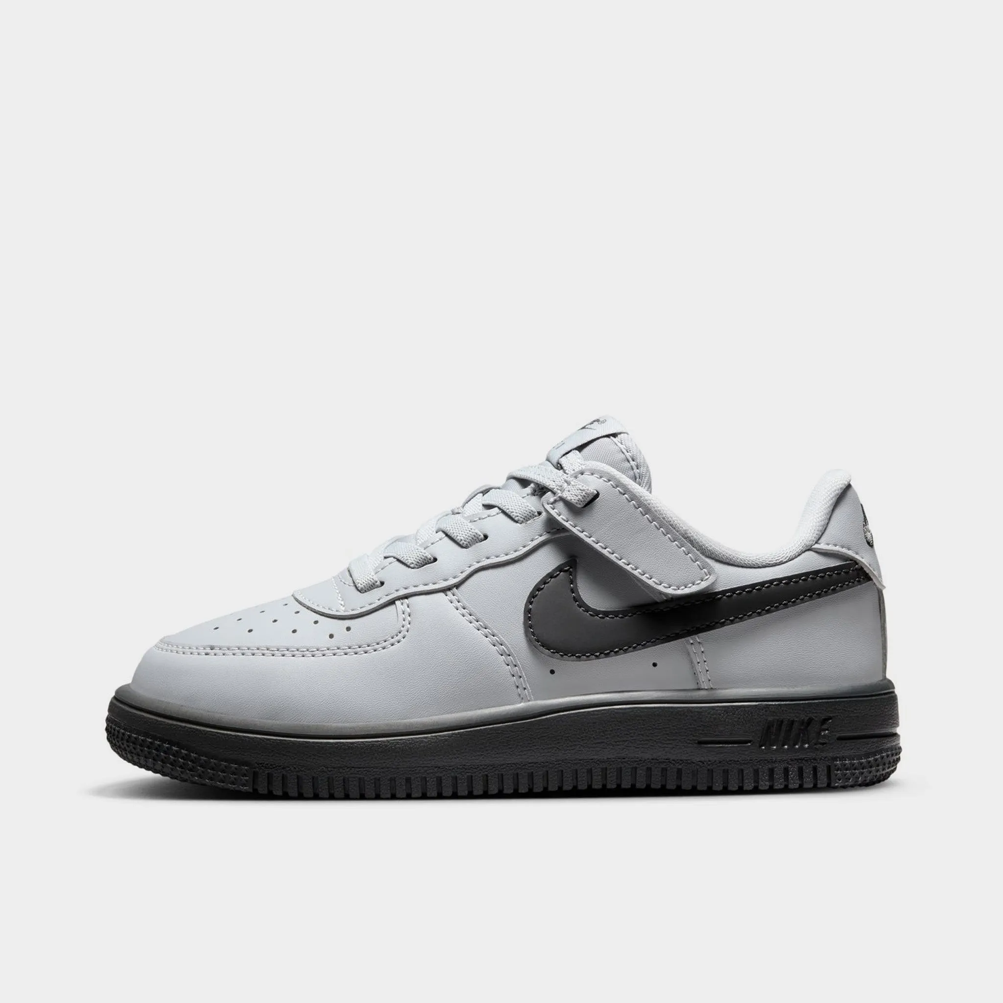 Lightweight Compression Molded Enhanced Agility Nike Air Force 1 Low Easyon PS Wolf Grey / Dark Smoke Grey