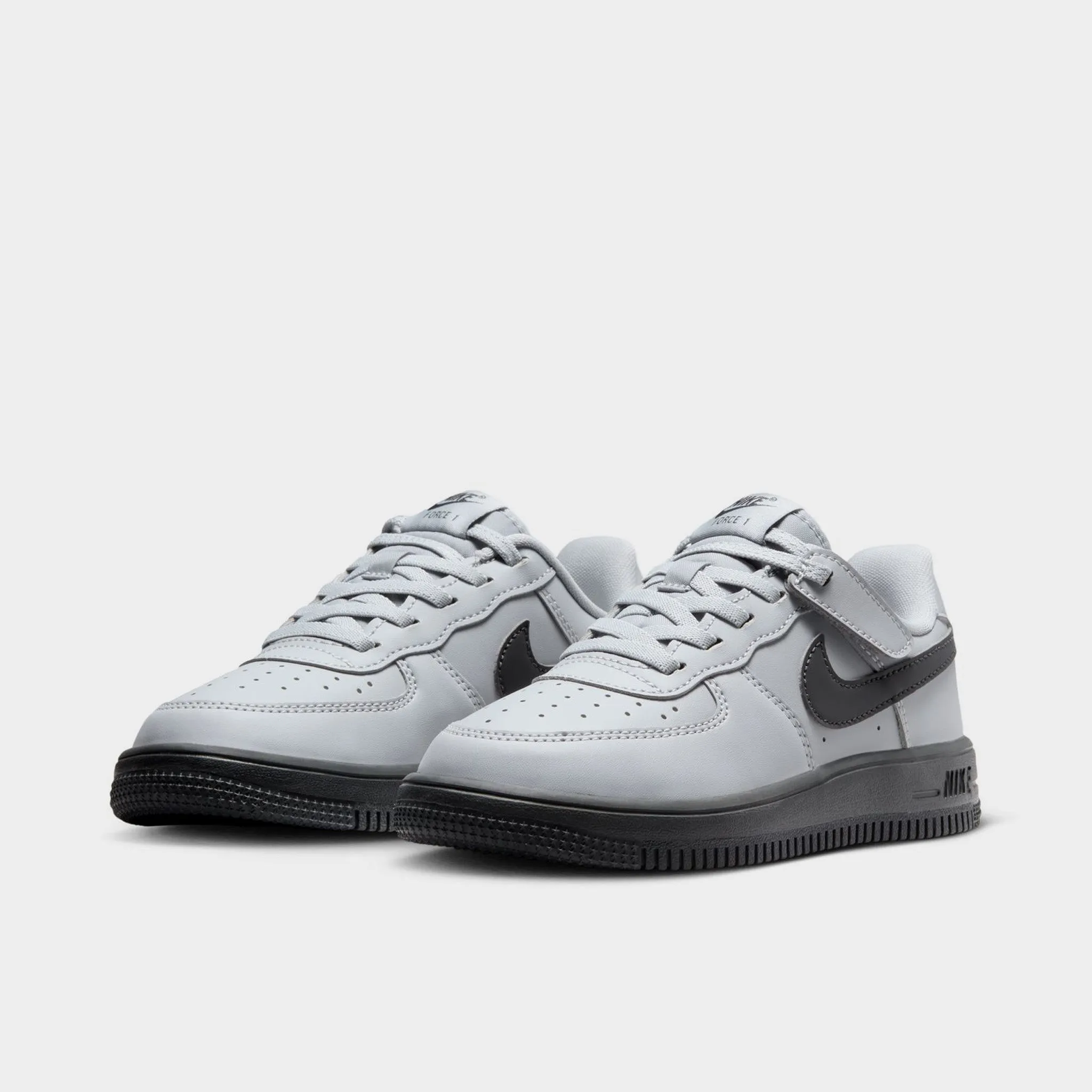 Composite Upper Material Nike Air Force 1 Low Easyon PS Wolf Grey / Dark Smoke Grey