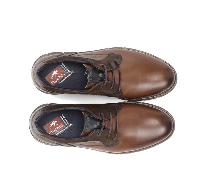 Mens Fluchos Kiro in Camel Footwear Look Refined Style Modern Professional