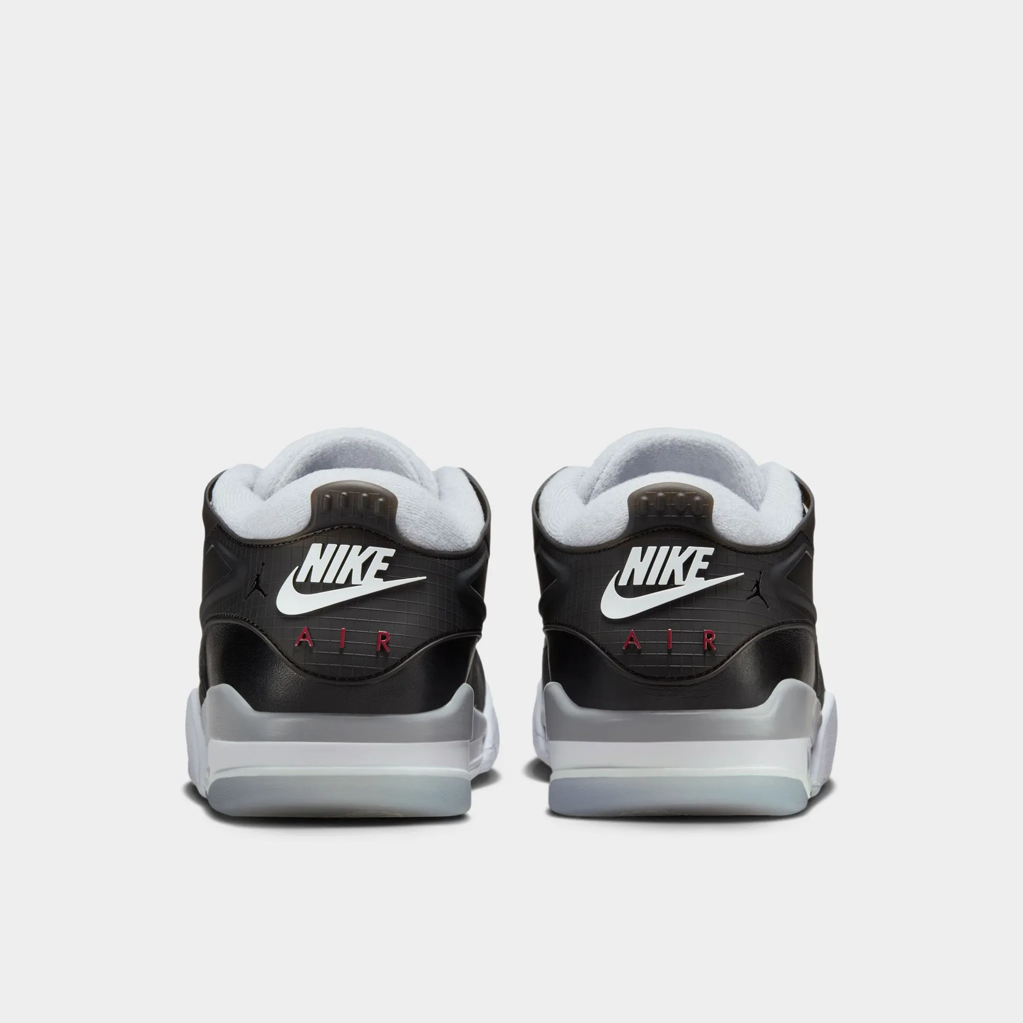 Streamlined High Top Support Jordan 4 RM PRM Black / Fire Red - Wolf Grey