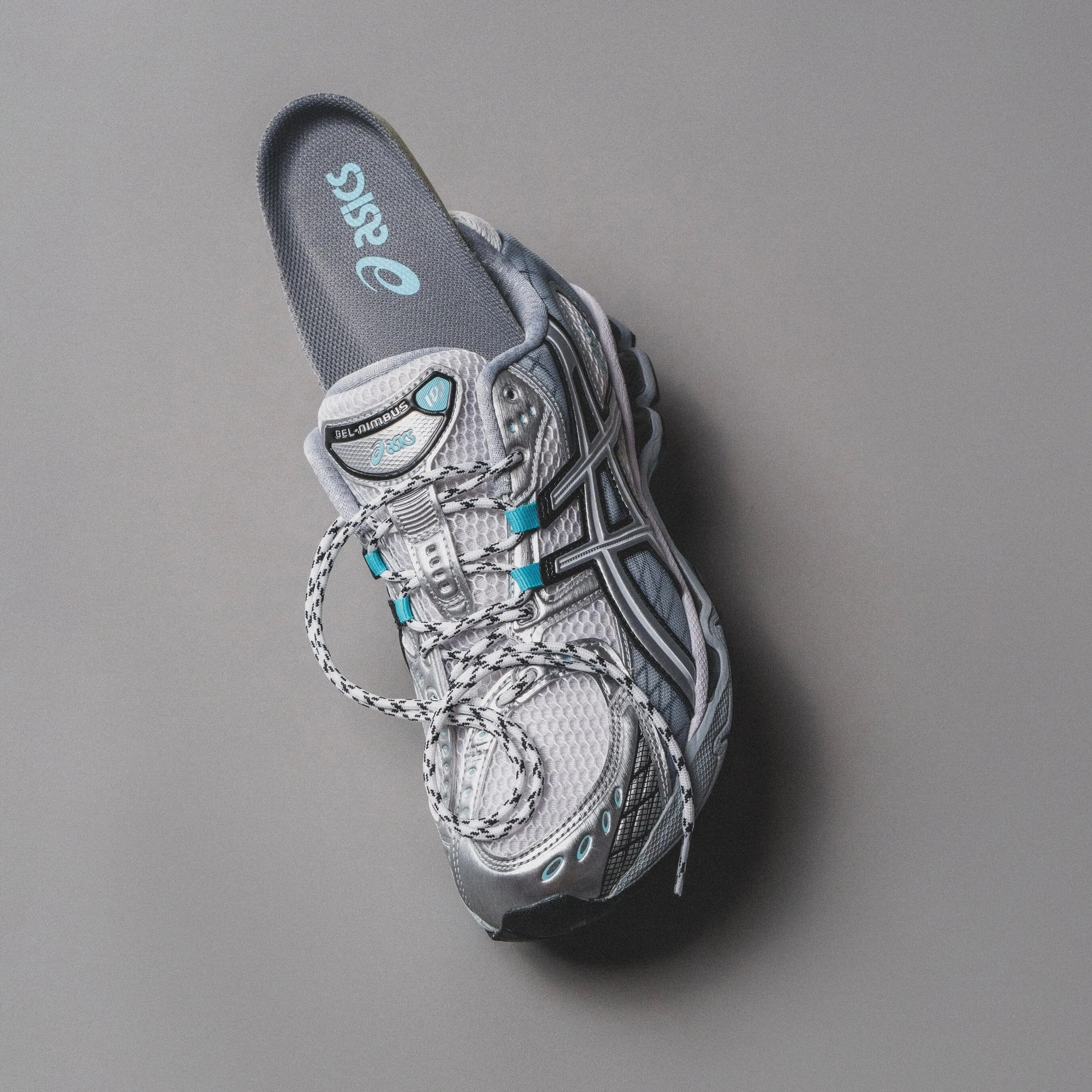 MENS ASICS | GEL-NIMBUS 10.1 (WHITE/PIEDMONT GREY) Softness