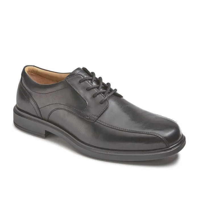 Smooth Finish Mens Johnston & Murphy XC4 Stanton 2.0 Run-Off Lace-U in Black