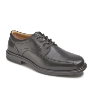 Refined Style Urban Executive White Collar Oxfords Mens Johnston & Murphy XC4 Stanton 2.0 Run-Off Lace-U in Black