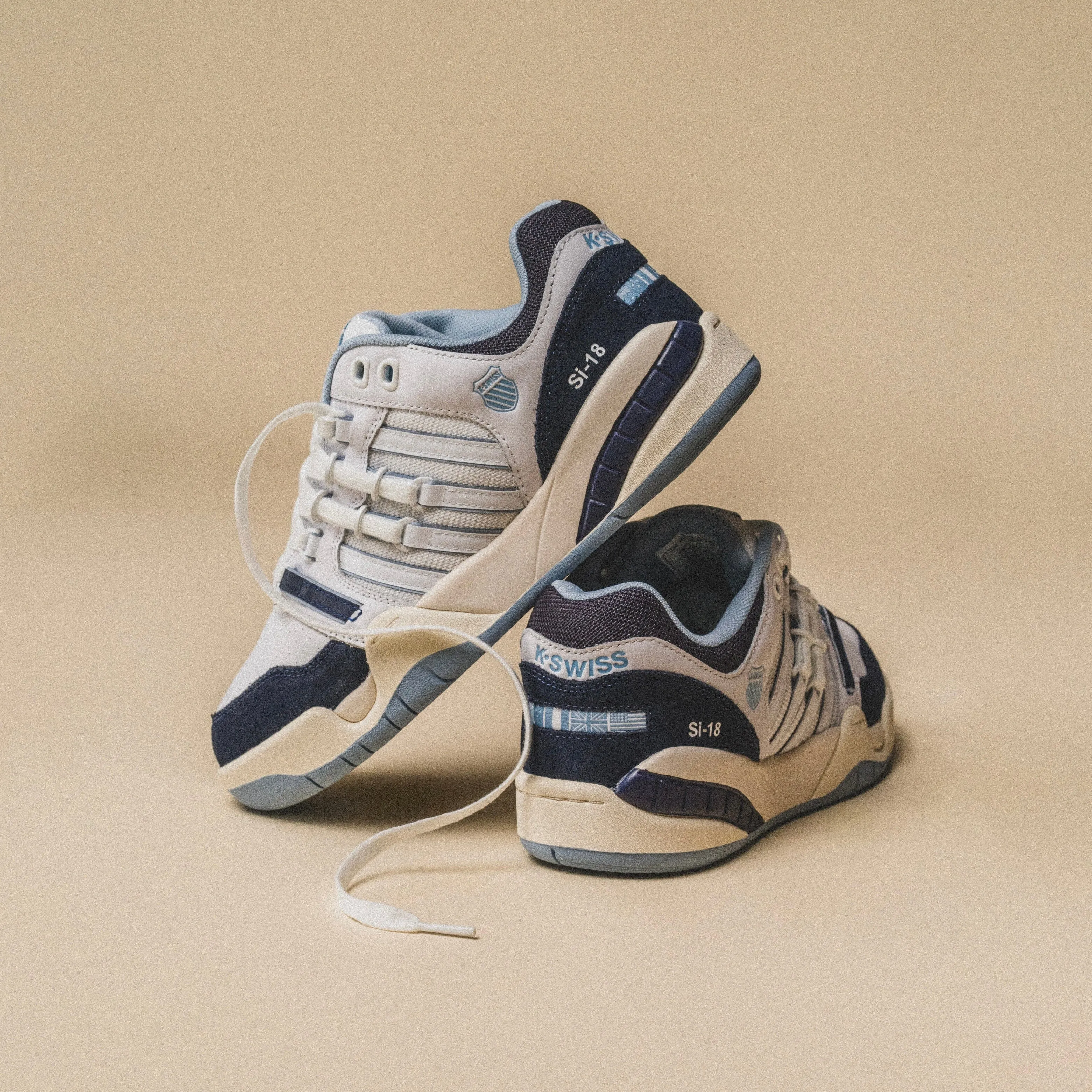 MENS K-Swiss |Si-18 INTERNATIONAL (ICE BLUE) Superior Traction Slip Assist