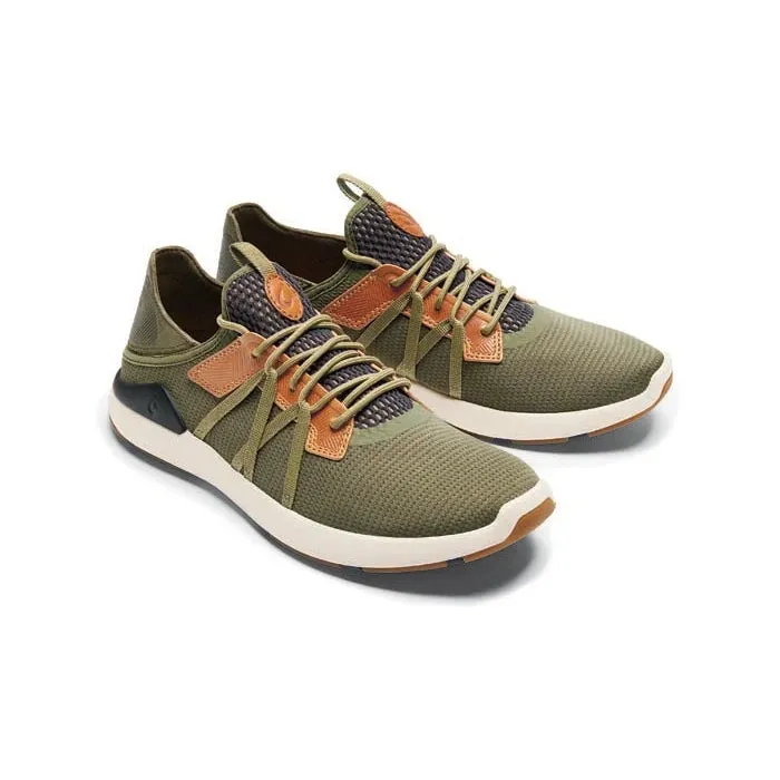 Mens Olukai Mio Li in Hunter/Lava Rock Soft Firm College Graduate