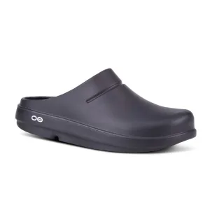 Mens Oofos OOCloog Black Matte in Black Timeless Fit Mesh Upper
