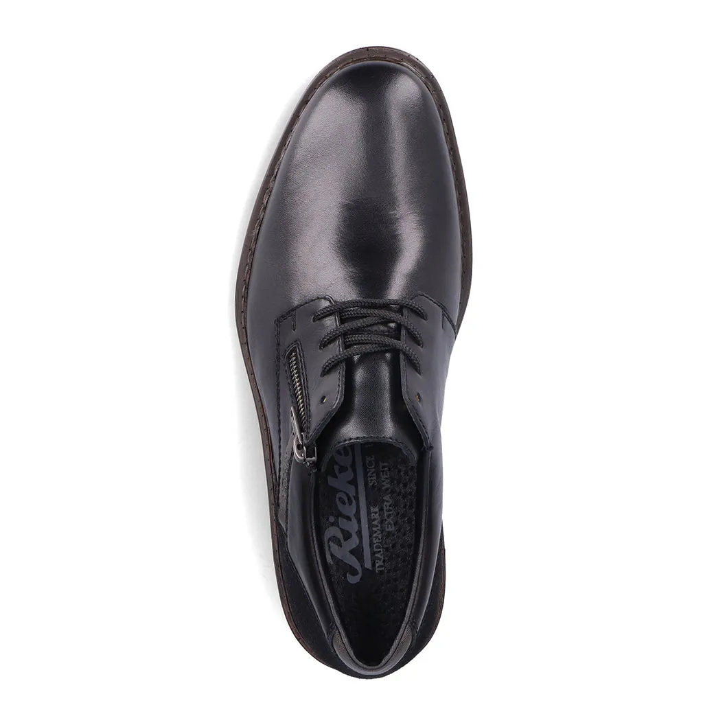 Trendy Look Shoes Mens Rieker Dustin 01 in Nero/Schwarz/Smoke