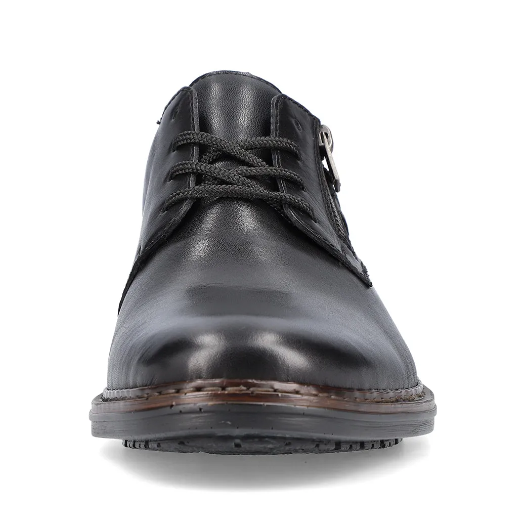 Mens Rieker Dustin 01 in Nero/Schwarz/Smoke Smooth Form Comfort Seeker