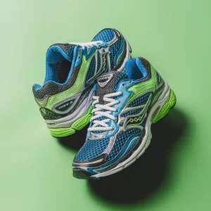 Fit Comfort Designer Style MENS Saucony | Progrid Omni 9 (Blue/Lime)