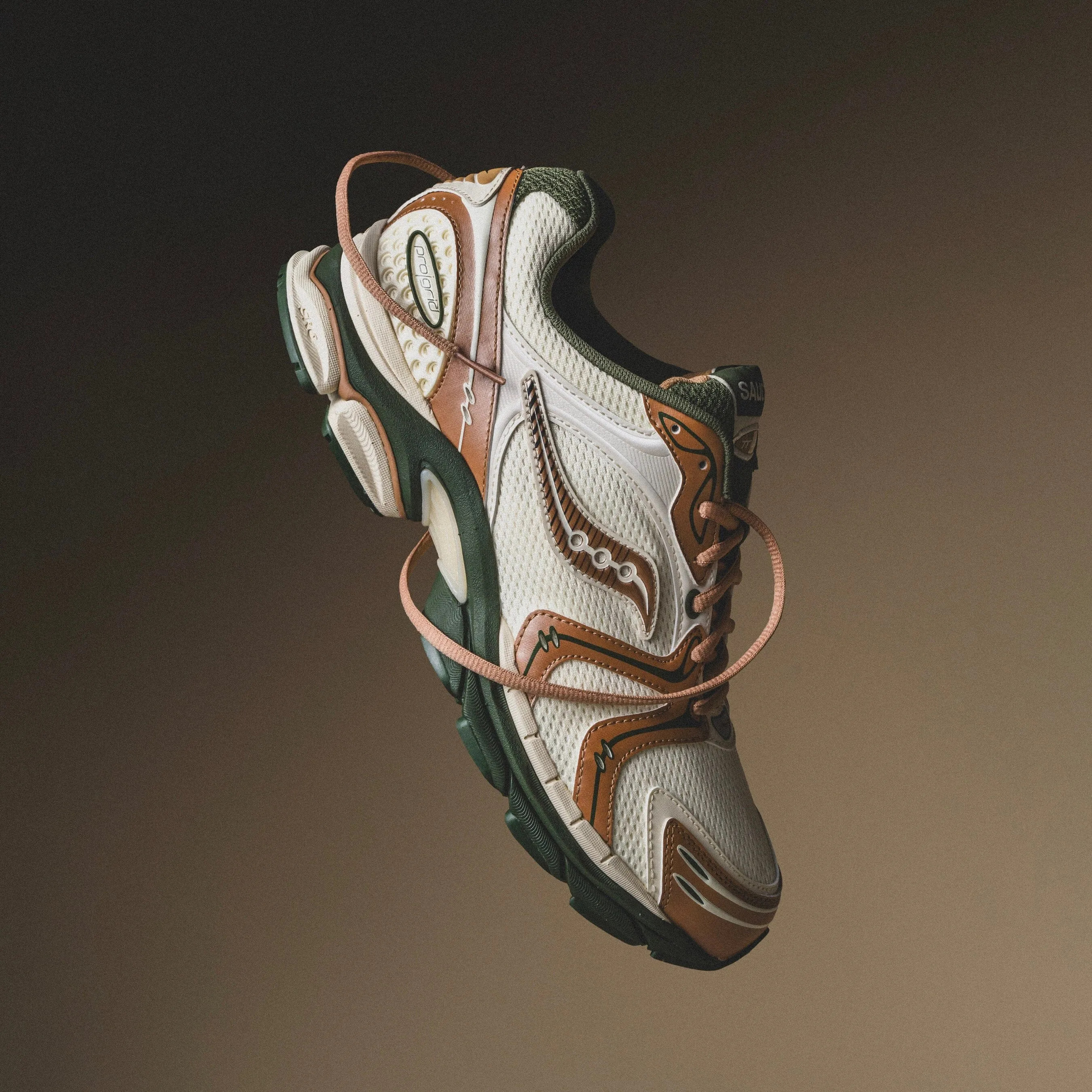 MENS Saucony | Progrid Triumph 4 (Cream/Doe) Reliable stability