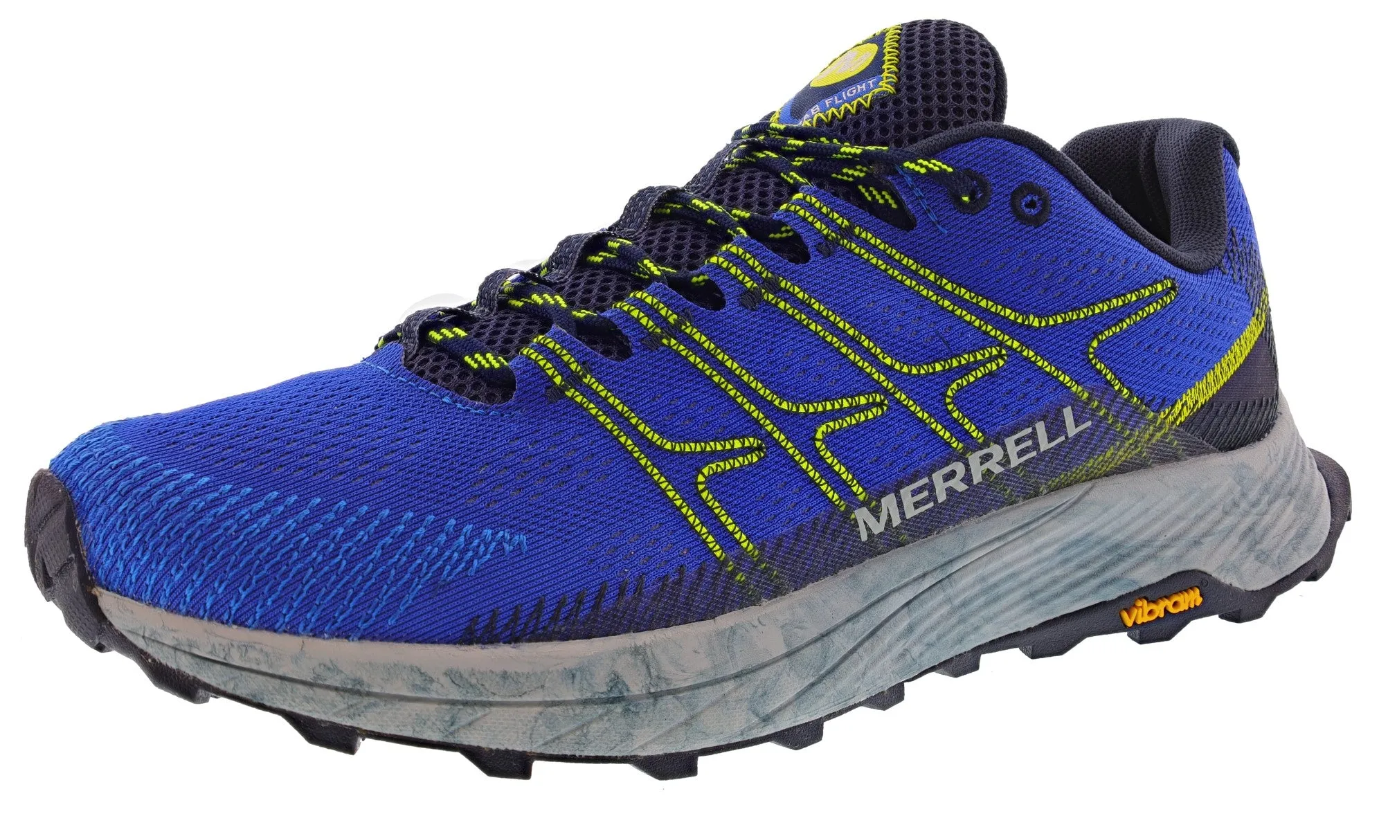 Merrell Men's Moab Flight Cushioned Trail Hiking Running Shoes Supportive structure