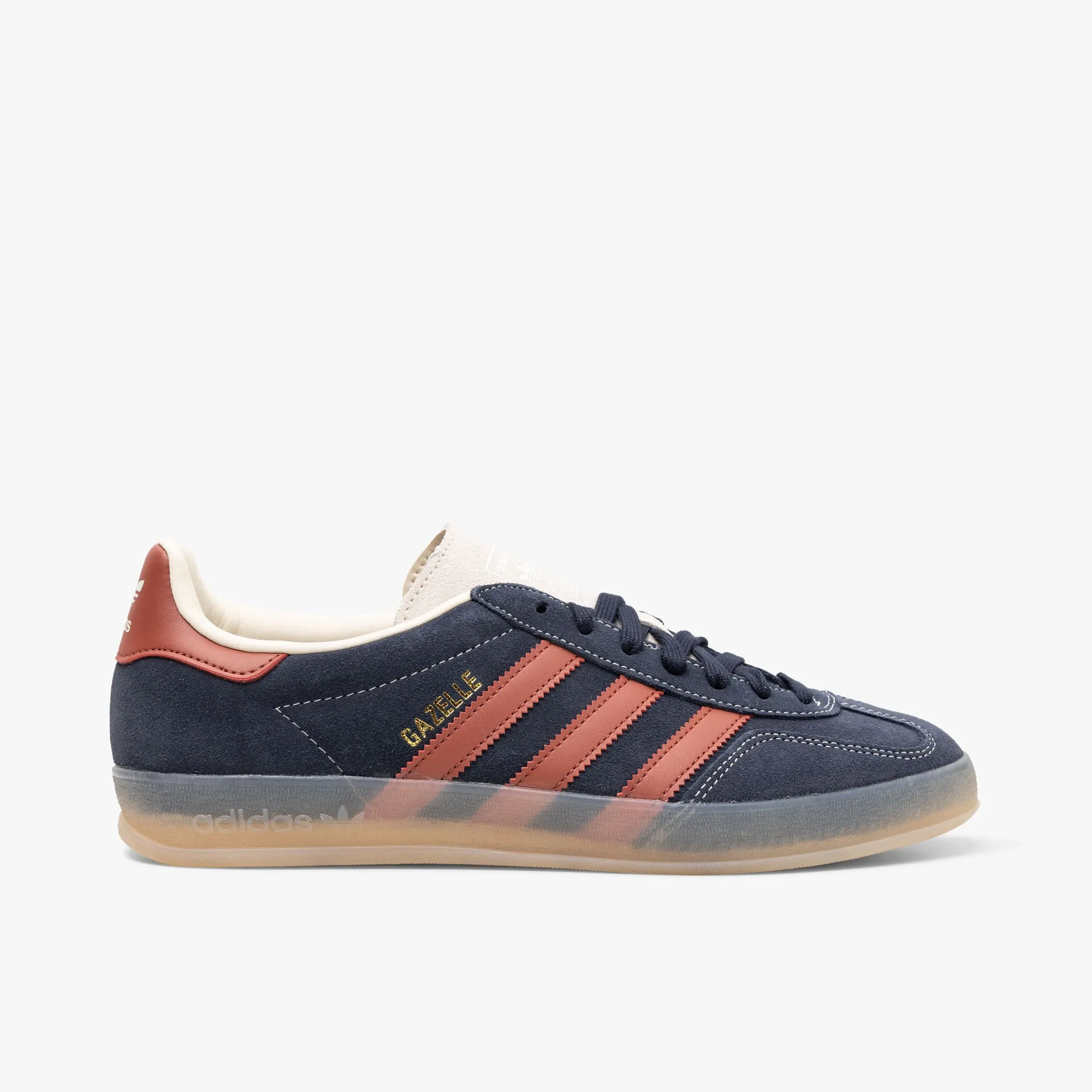 adidas Originals Gazelle Indoor Legend Ink / Preloved Ruby - Wonder White Comfort Panel