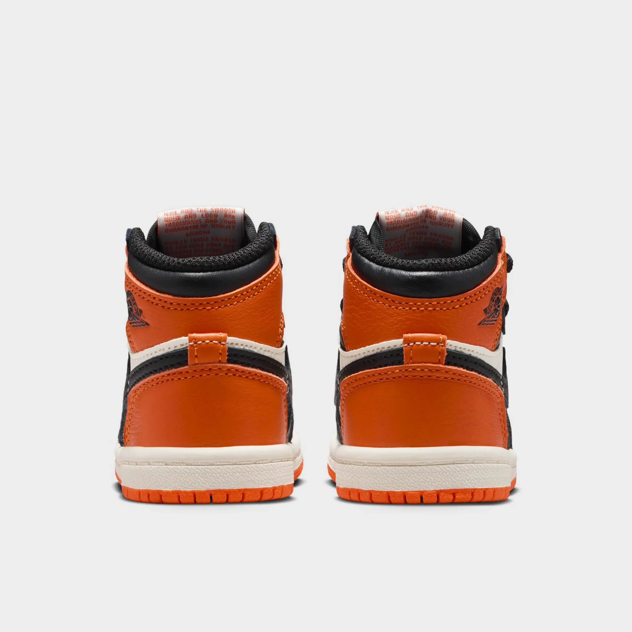 Comfort Driven Fit Jordan 1 Retro High OG TD Black / Sail - Starfish