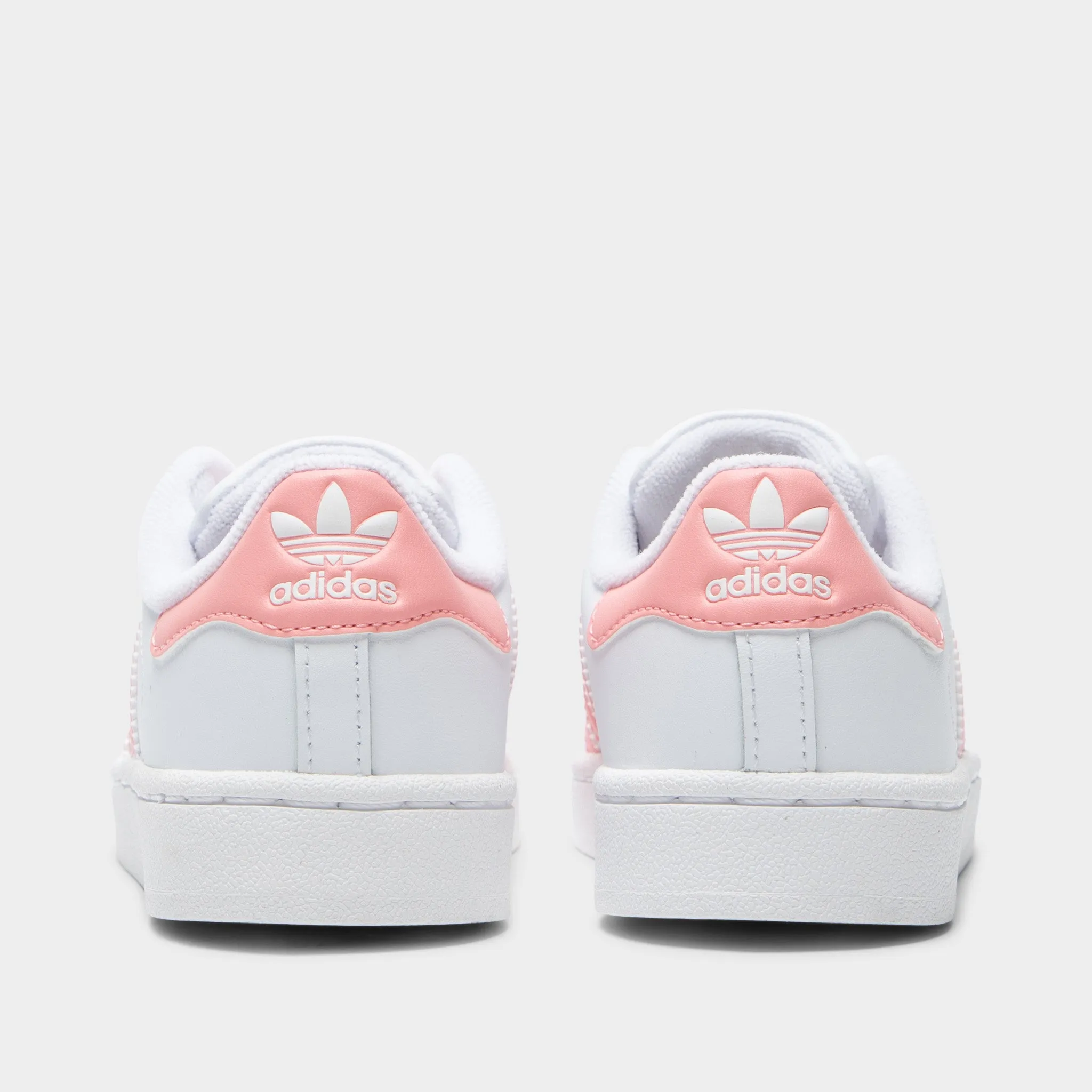 Secure Traction adidas Children's Superstar II White / Semi Pink Spark