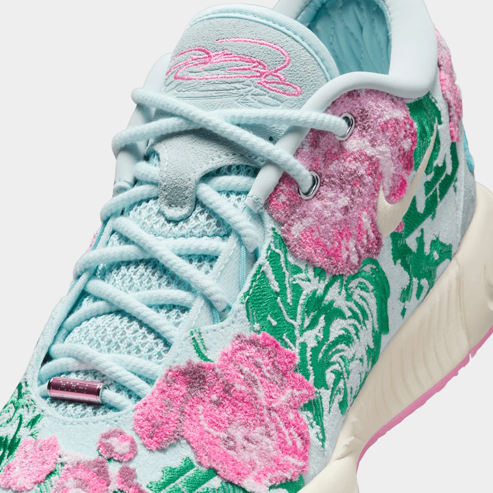 Responsive Forefoot Padding Nike Lebron XXI Premium Glacier Blue / Coconut Milk - Stadium Green