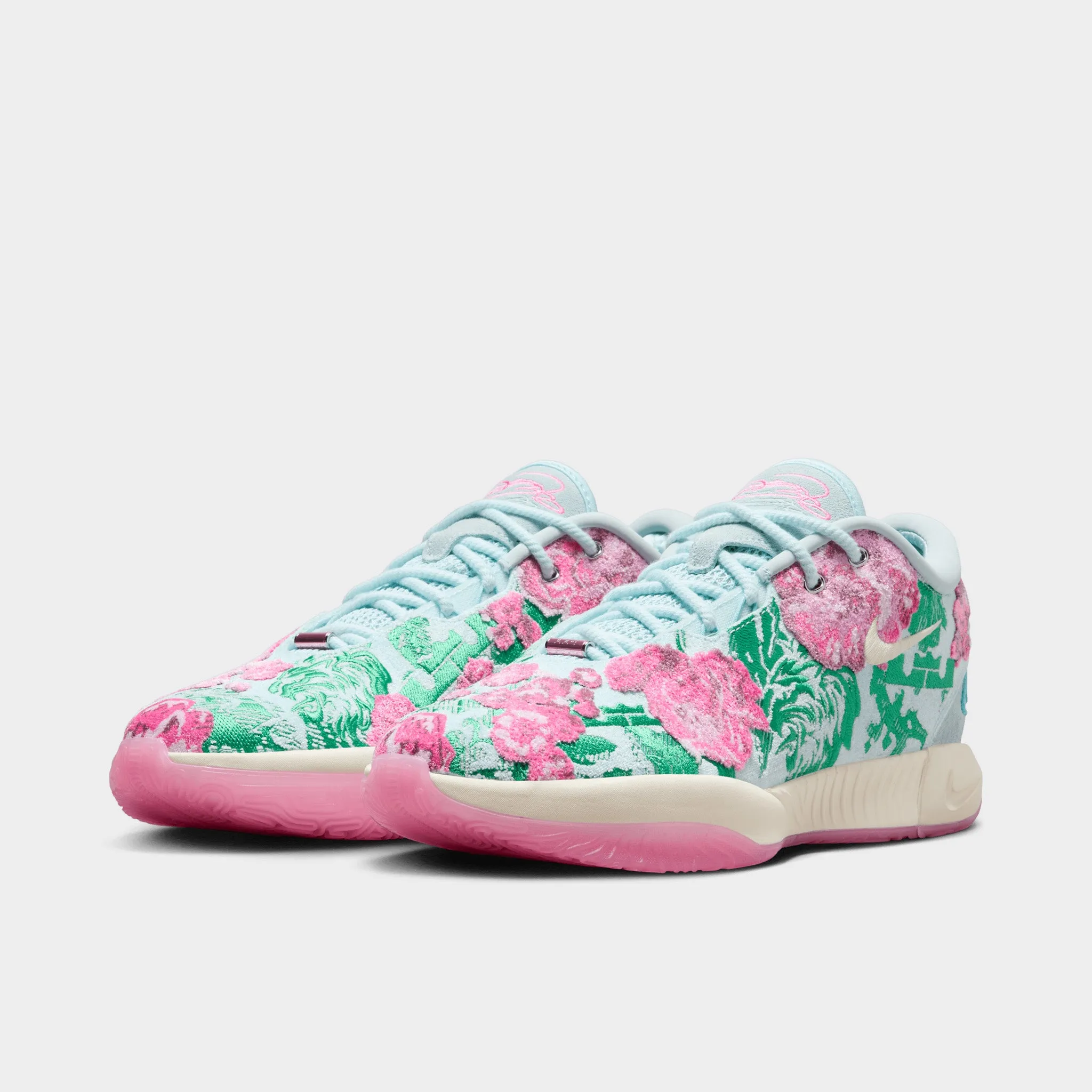 Nike Lebron XXI Premium Glacier Blue / Coconut Milk - Stadium Green Reinforced Eyelet System