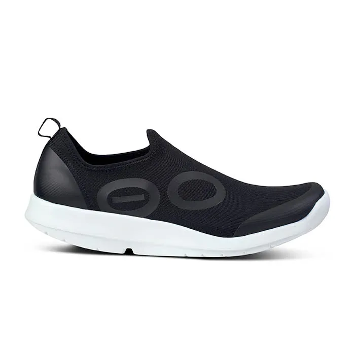 Mens Oofos Oomg Sport in White/Black Anti   Slip