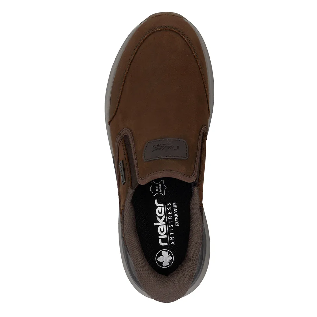 Mens Rieker Thorben 52 in Noce/Moro/Schoko Market Stop Firm Step