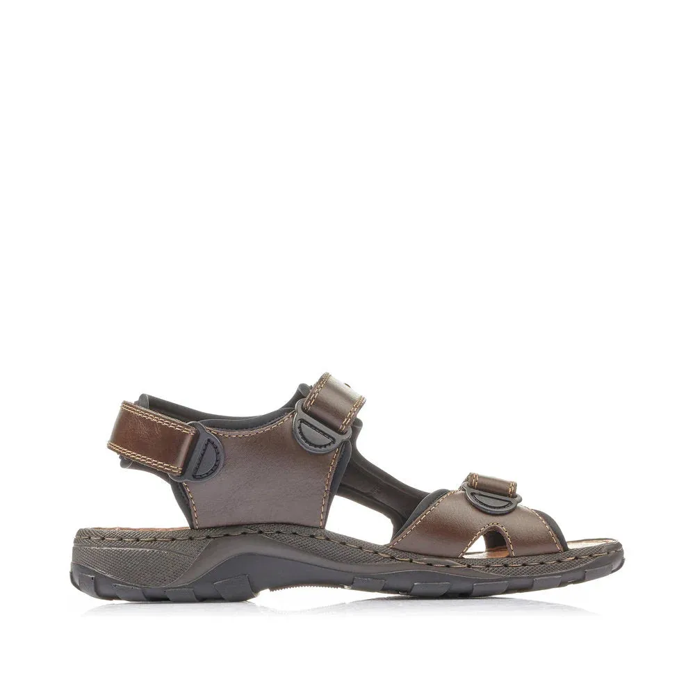 Rieker Sandal Brown 26061 - 25 User-Friendly