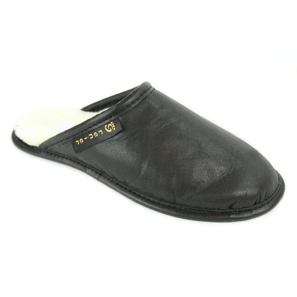 Grenier Genuine Leather & Sheep Mule Slipper - 84MTCA-NO-CNO Quick Slip Fit