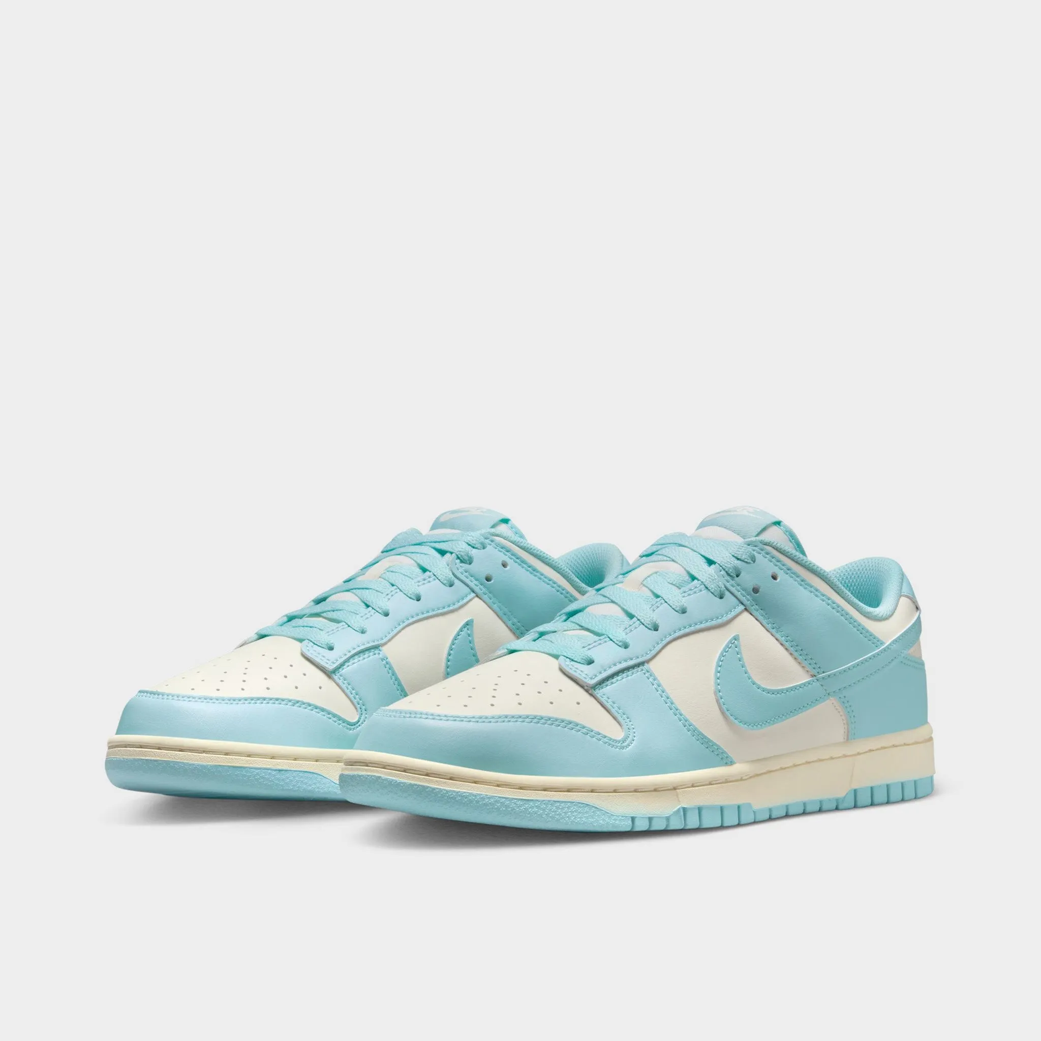 Midsole Stability Technology Sneakers Adjustable Nike Dunk Low Retro Pale Ivory / Glacier Blue