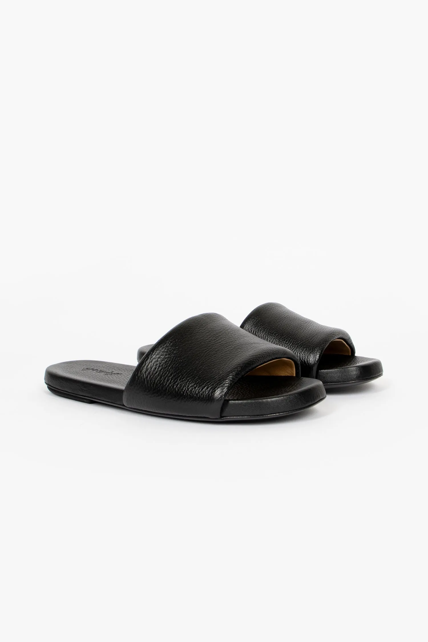 Strong Sole Spanciata Slide Sandal Black