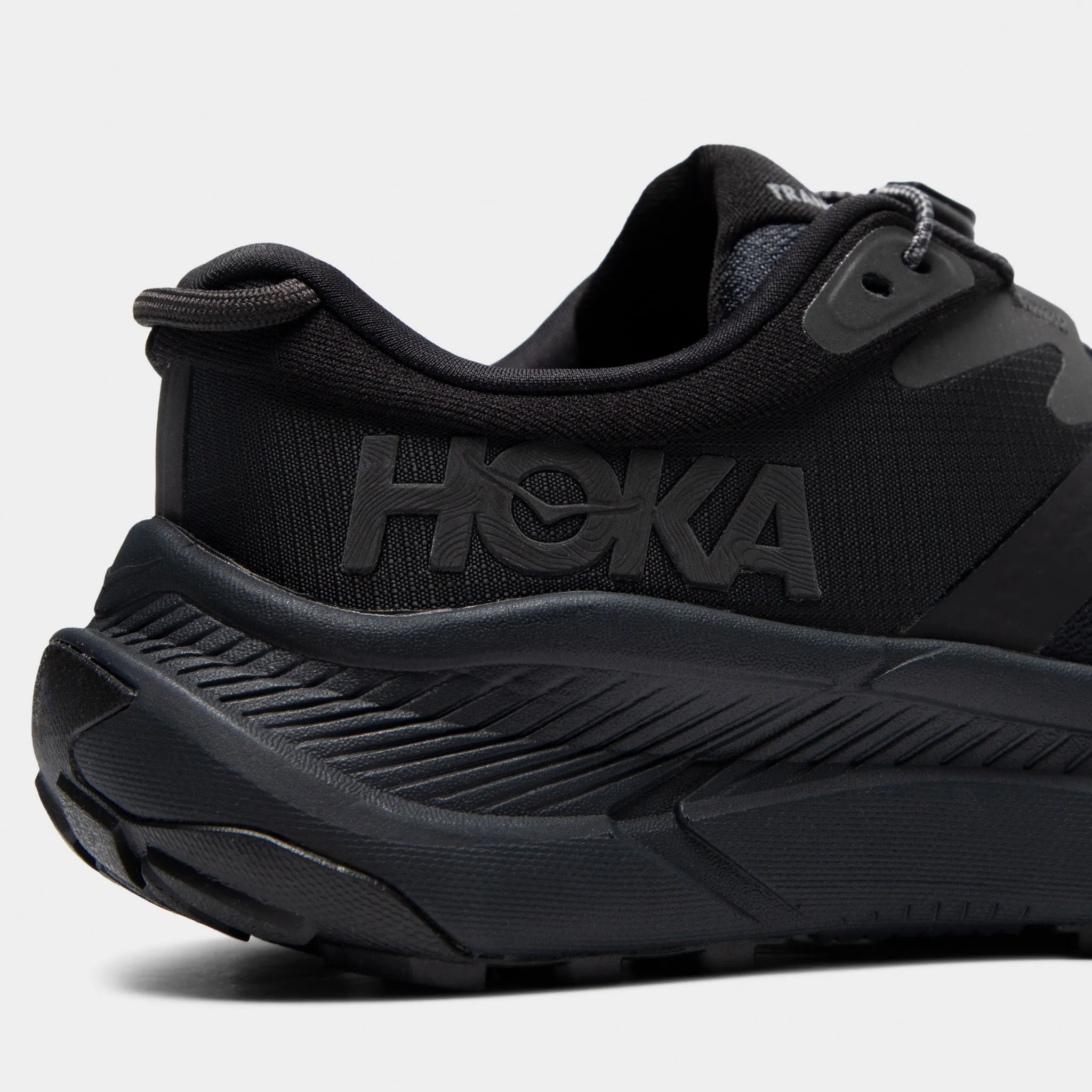 Hoka Women's Transport Black / Black Slippery Surface Running