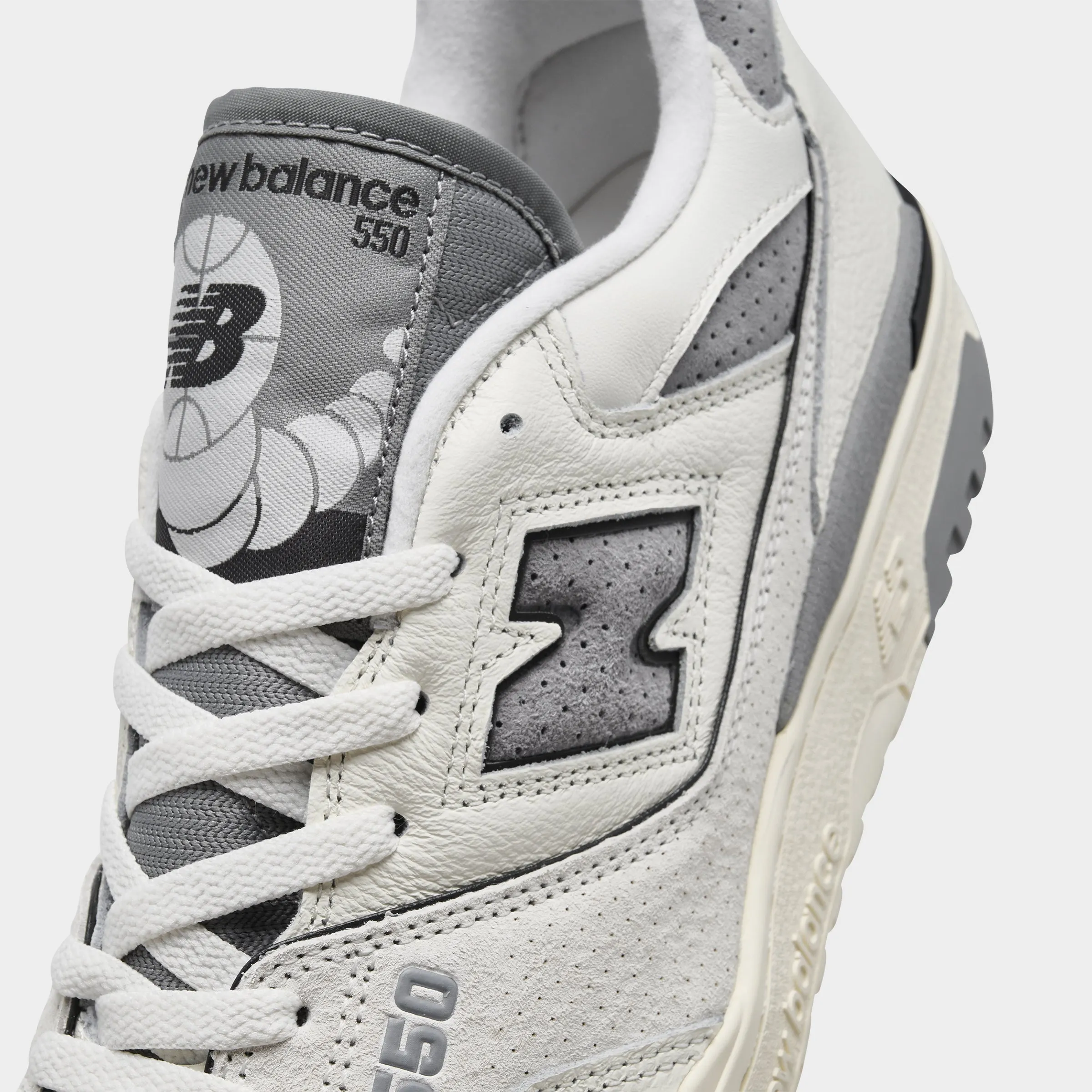 Anti Slip Inner Padding New Balance 550 Sea Salt / Slate Grey