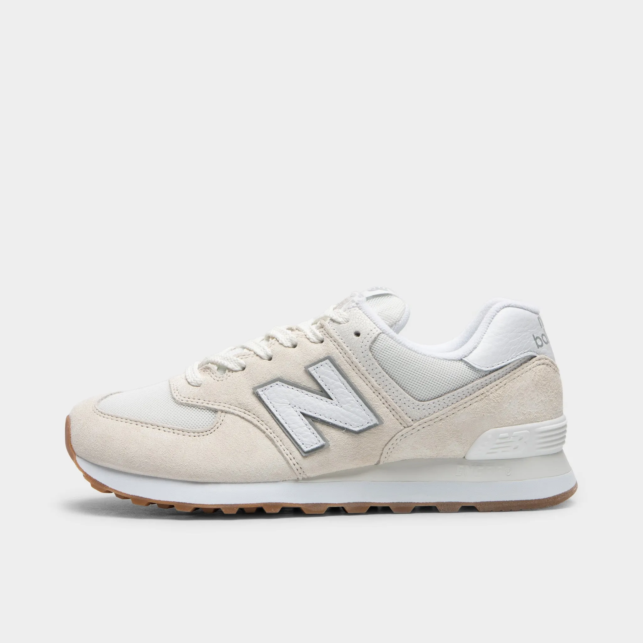New Balance 574 Sea Salt / White - Concrete Shock Resistance Flat Ground
